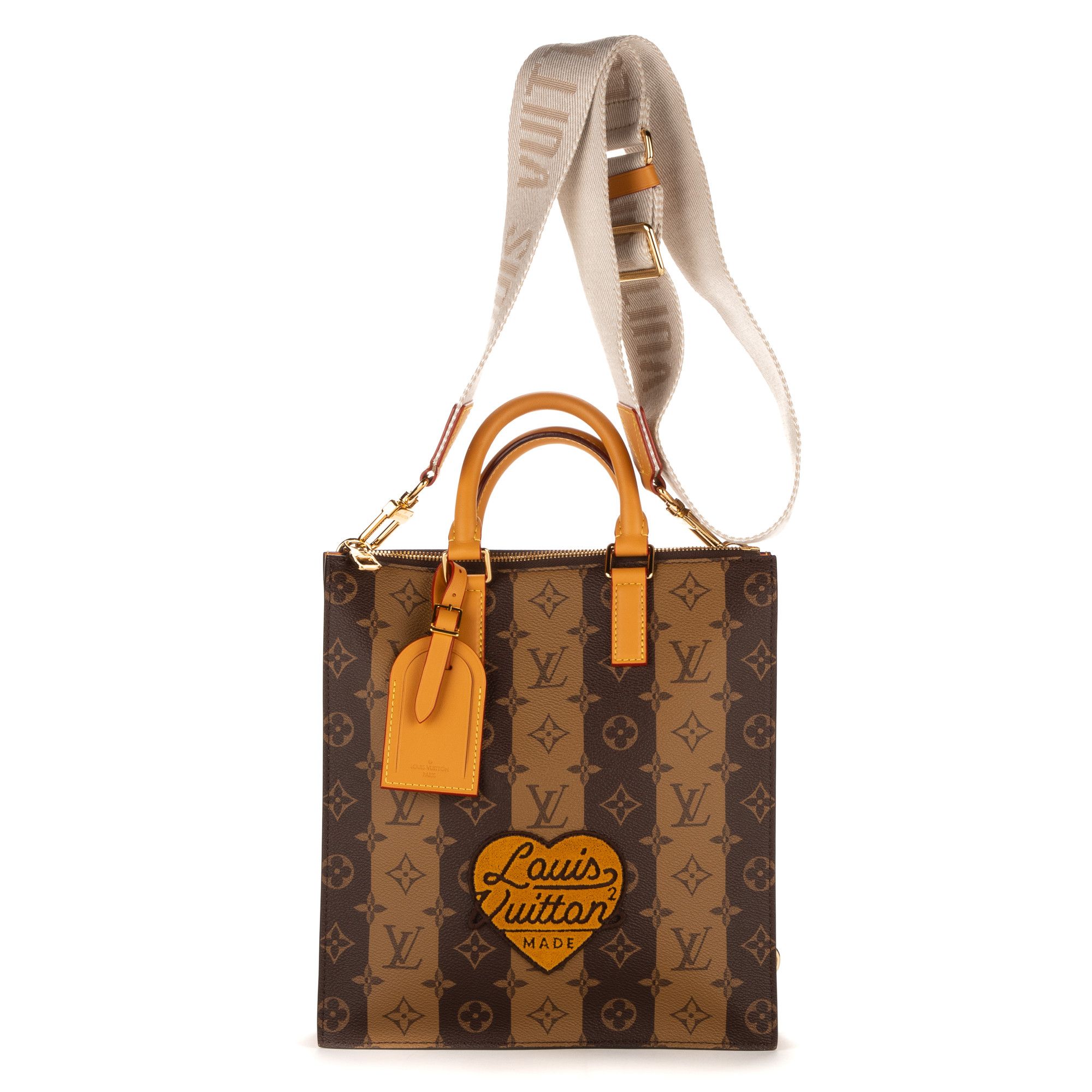 Louis Vuitton Ltd. Ed. Virgil Abloh Nigo Stripes Sac Plat Size ONE SIZE - 1 Thumbnail