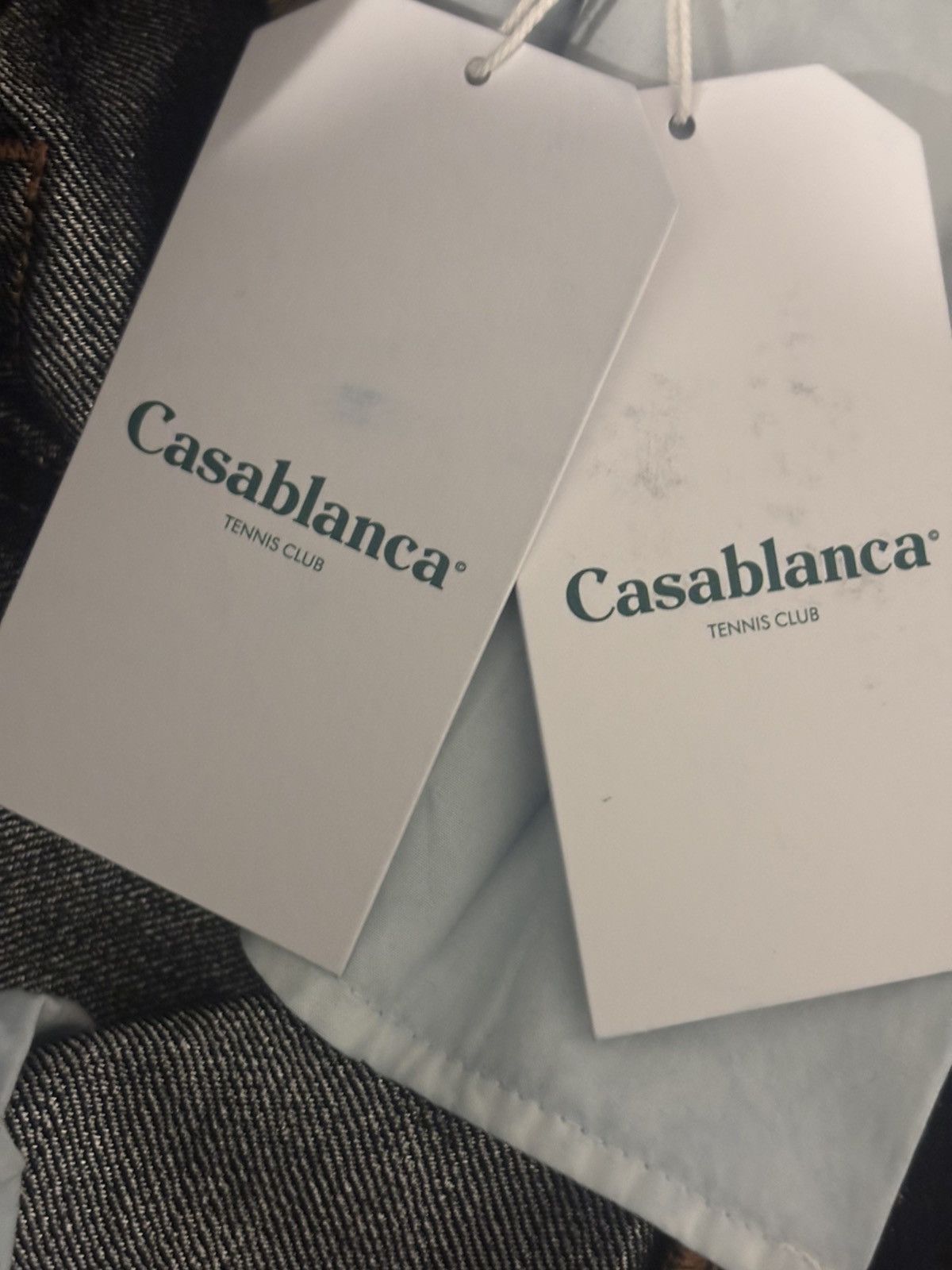 Casablanca Casablanca silver lurex denim washed indigo Size US 32 / EU 48 - 4 Thumbnail