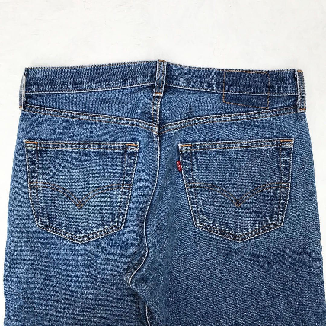 Levi's × Vintage Levi’s 501 1980 80s W32 Vintage Blue USA Made Denim Jeans Size US 32 / EU 48 - 5 Thumbnail
