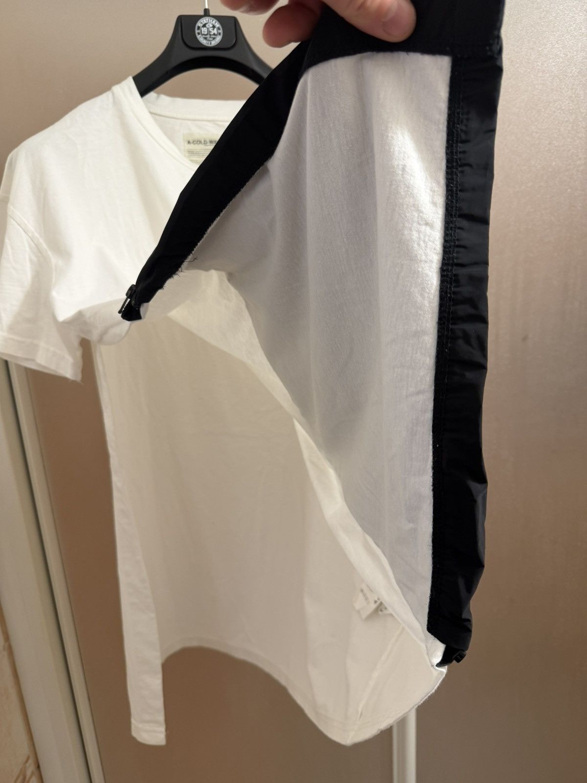 A-COLD-WALL* A-Cold-Wall* Zipper Pocket Short T-Shirt 'White' Size XL Size US XL / EU 56 / 4 - 9 Thumbnail
