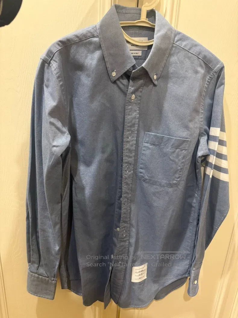 Thom Browne Thom Browne Light blue shirt Size US XS / EU 42 / 0 - 1 Thumbnail