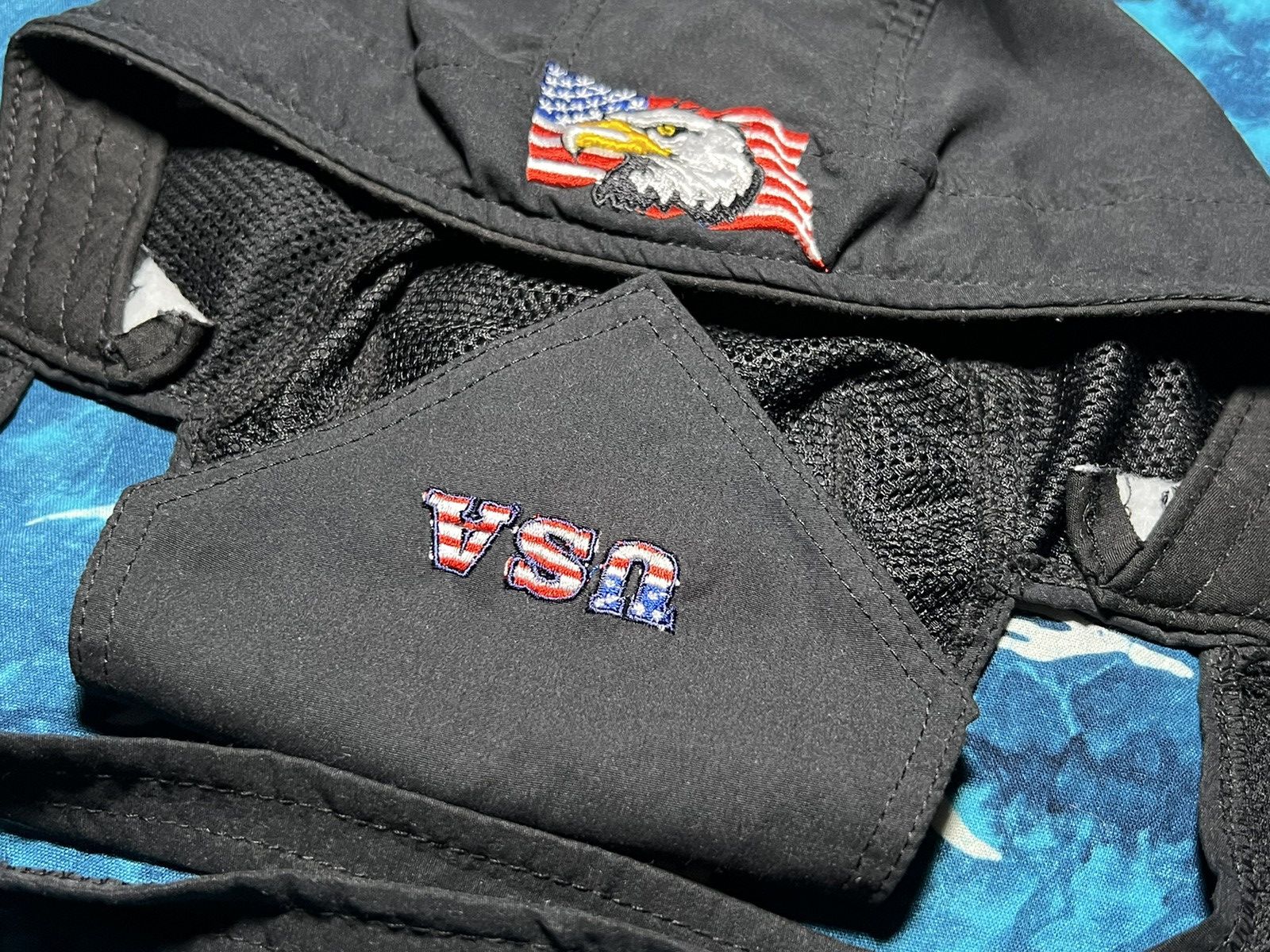 Vintage Vintage Rap Bandana King Cap Swoosh USA American Eagle Y2K Size ONE SIZE - 5 Thumbnail