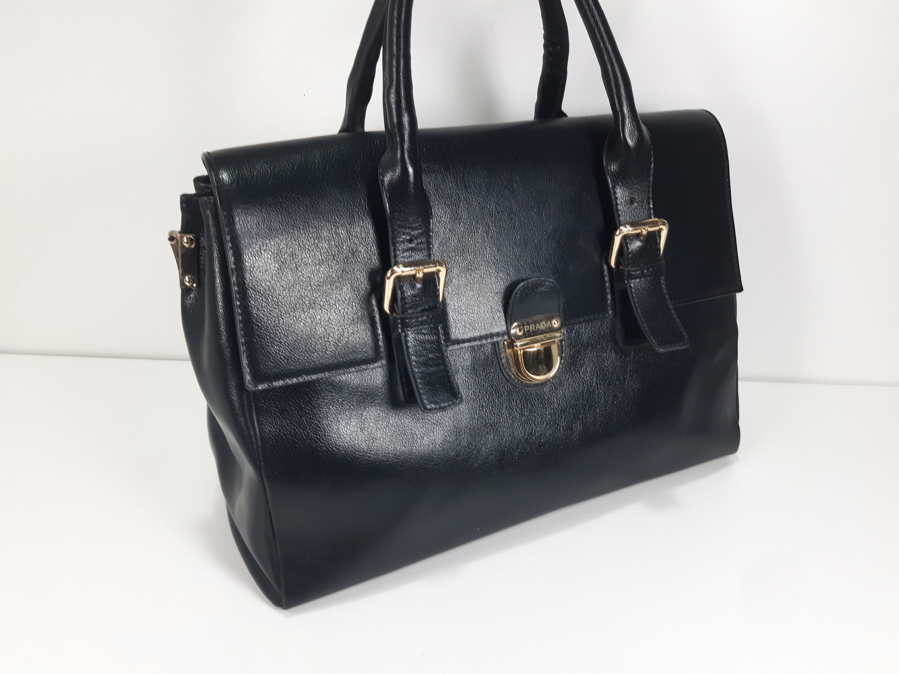 Prada PRADA Milano Leather Bag AUTHENTIC Size ONE SIZE - 7 Thumbnail