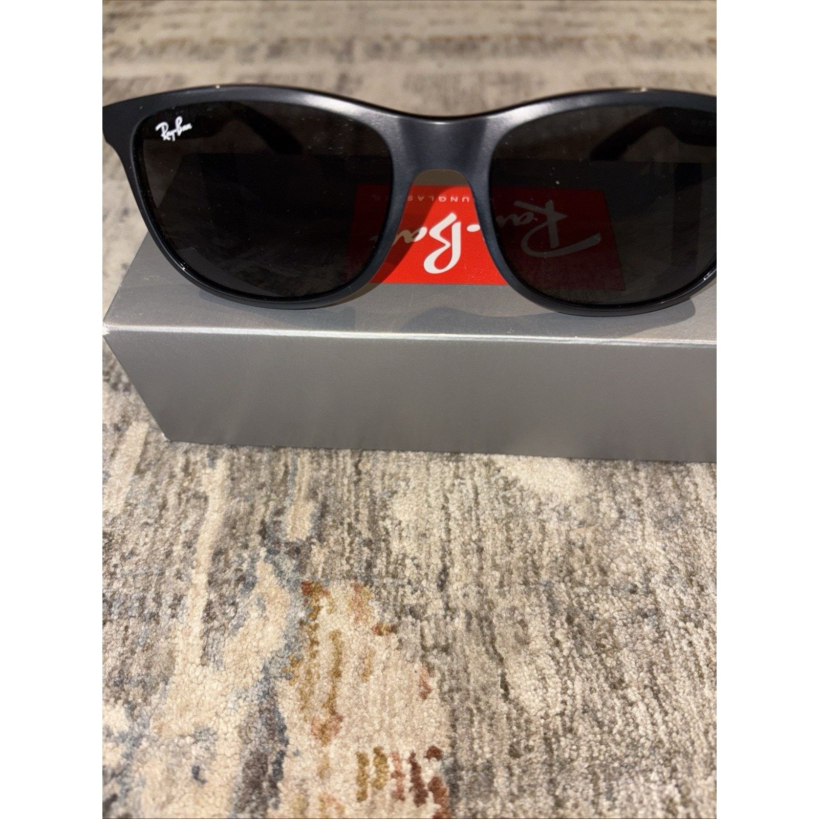 RayBan 😎 Ray-Ban Andy Sunglasses – Matte Black on Black Size ONE SIZE - 1 Thumbnail