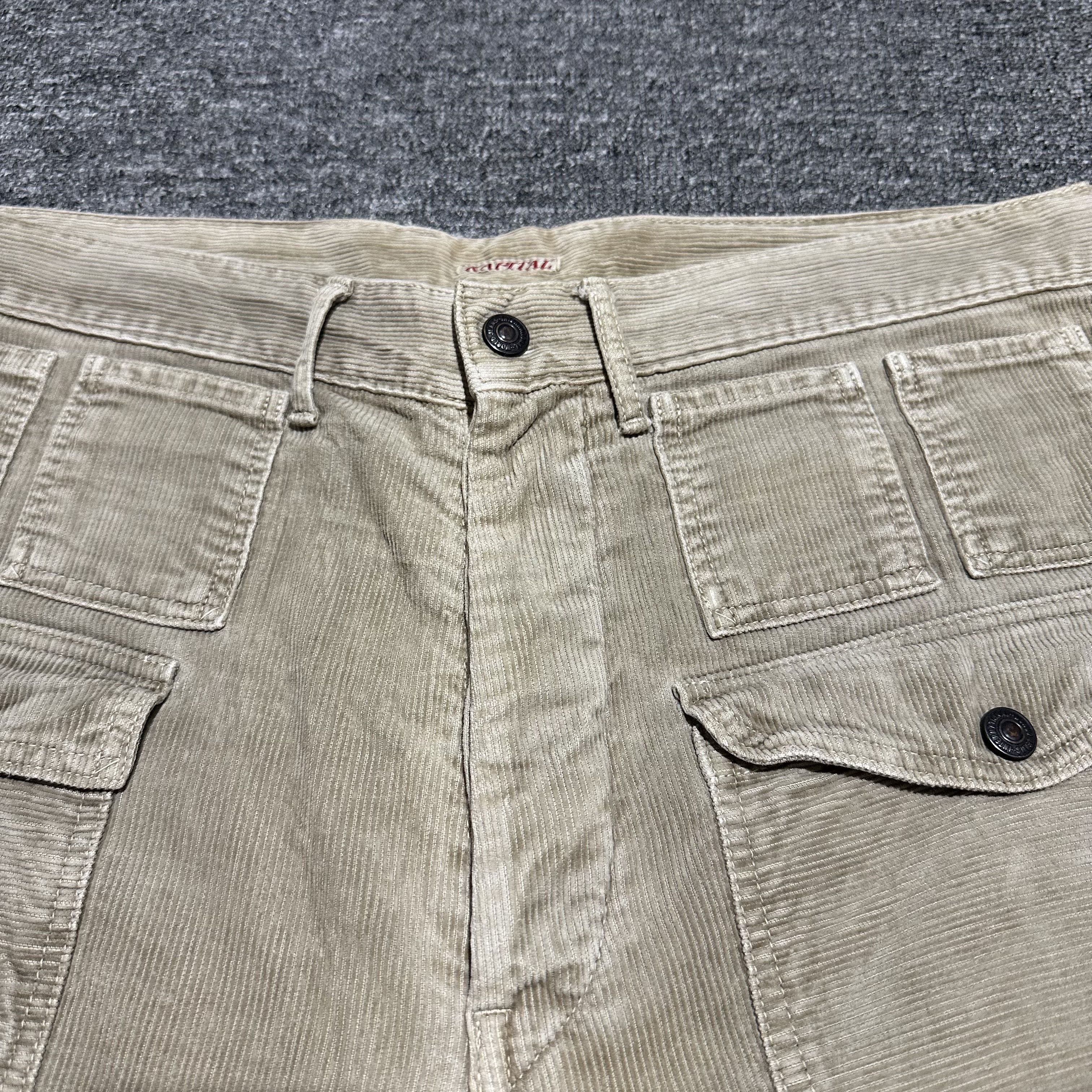 Kapital KAPITAL Corduroy Millitary 15 Multi Pockets Cargos Size US 33 - 8 Thumbnail
