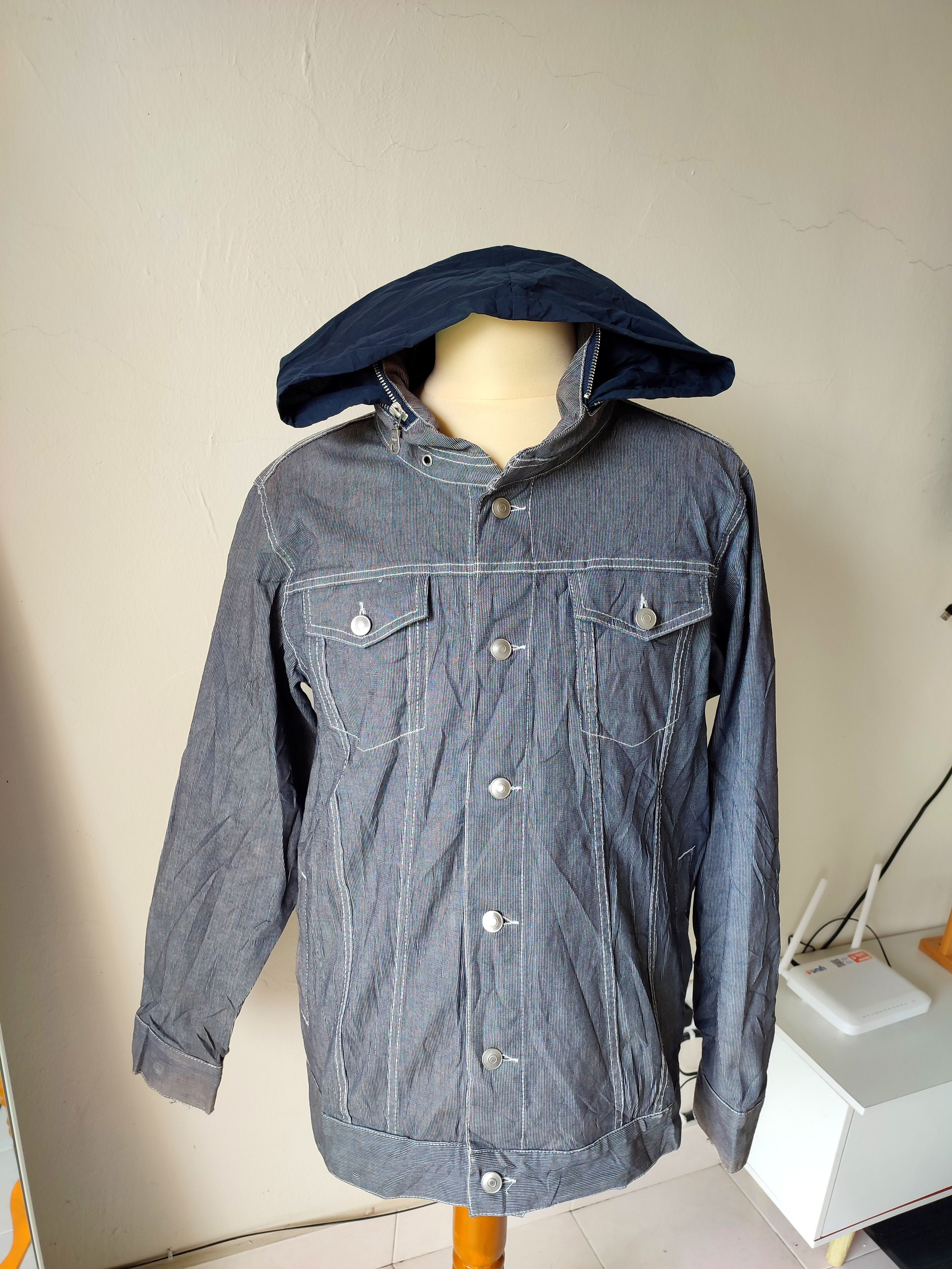 Japanese Brand The Shop TK Button Up Shirt Hickory Design Size US L / EU 52-54 / 3 - 1 Thumbnail