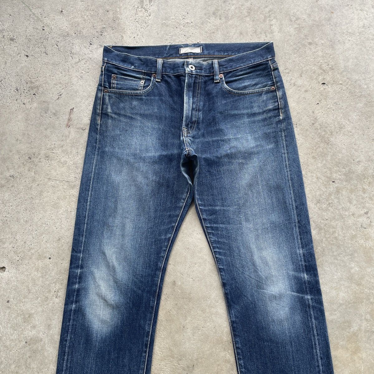 Japanese Brand W34x28.5 Vintage Japanese Faded Denim Pants Jeans Size US 34 / EU 50 - 3 Thumbnail