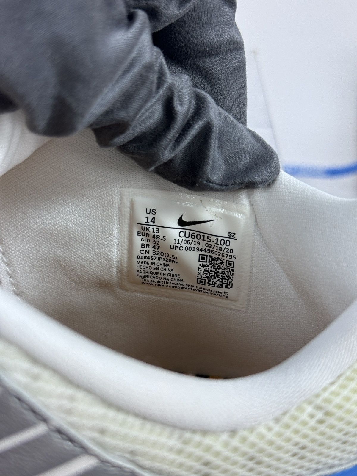 Nike × Off-White NIKE AIR X OFF-WHITE RUBBER DUNK UNC Size US 14 / EU 47 - 15 Thumbnail
