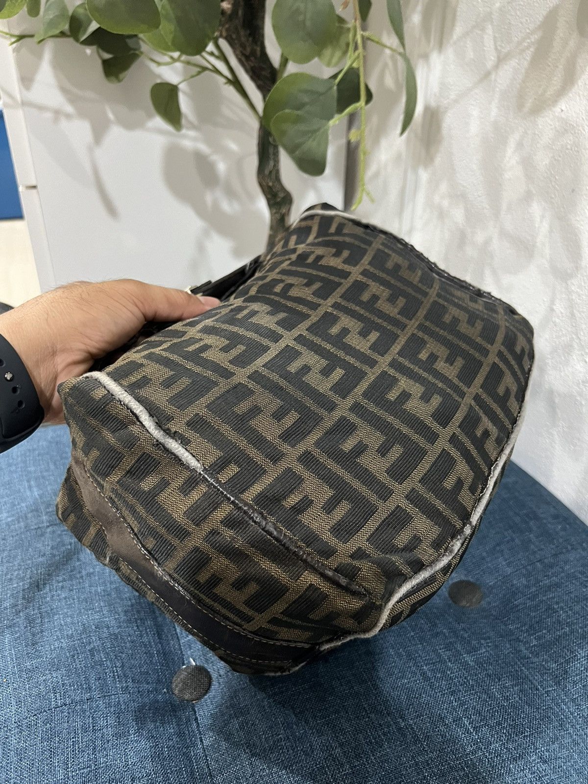 Fendi × Vintage VINTAGE FENDI ZUCCA VANITY CASE BAG Size ONE SIZE - 10 Thumbnail
