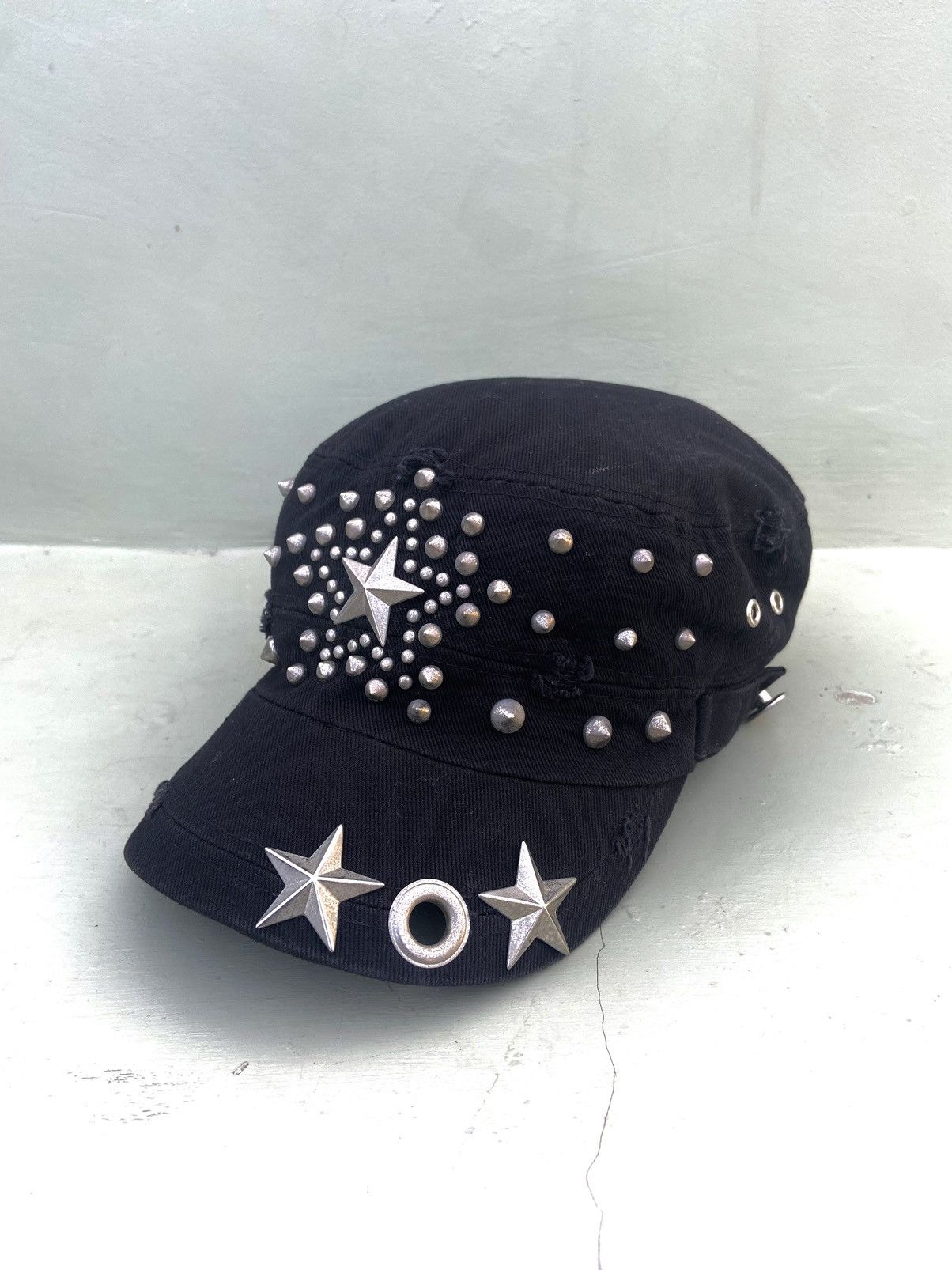 2000s EGOIST punk big star studded ifsix patrol hat