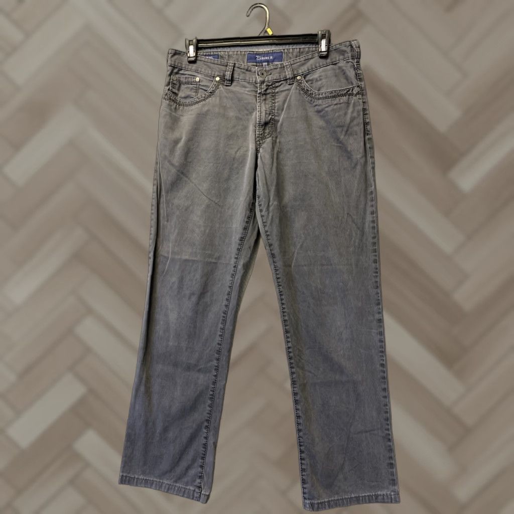 Vintage Atelier Gardeur Navio Pants Men’s 36x34 Gray Regular Straight /0386 Size US 36 / EU 52 - 1 Thumbnail