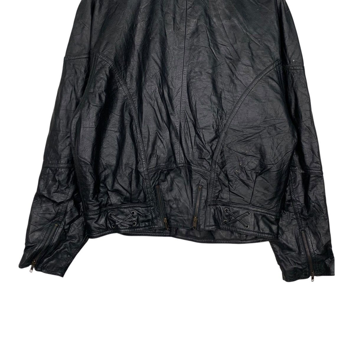 Leather Vintage 90's BYRNES & BAKER Leather Jacket #2510-C113 Size US M / EU 48-50 / 2 - 9 Thumbnail
