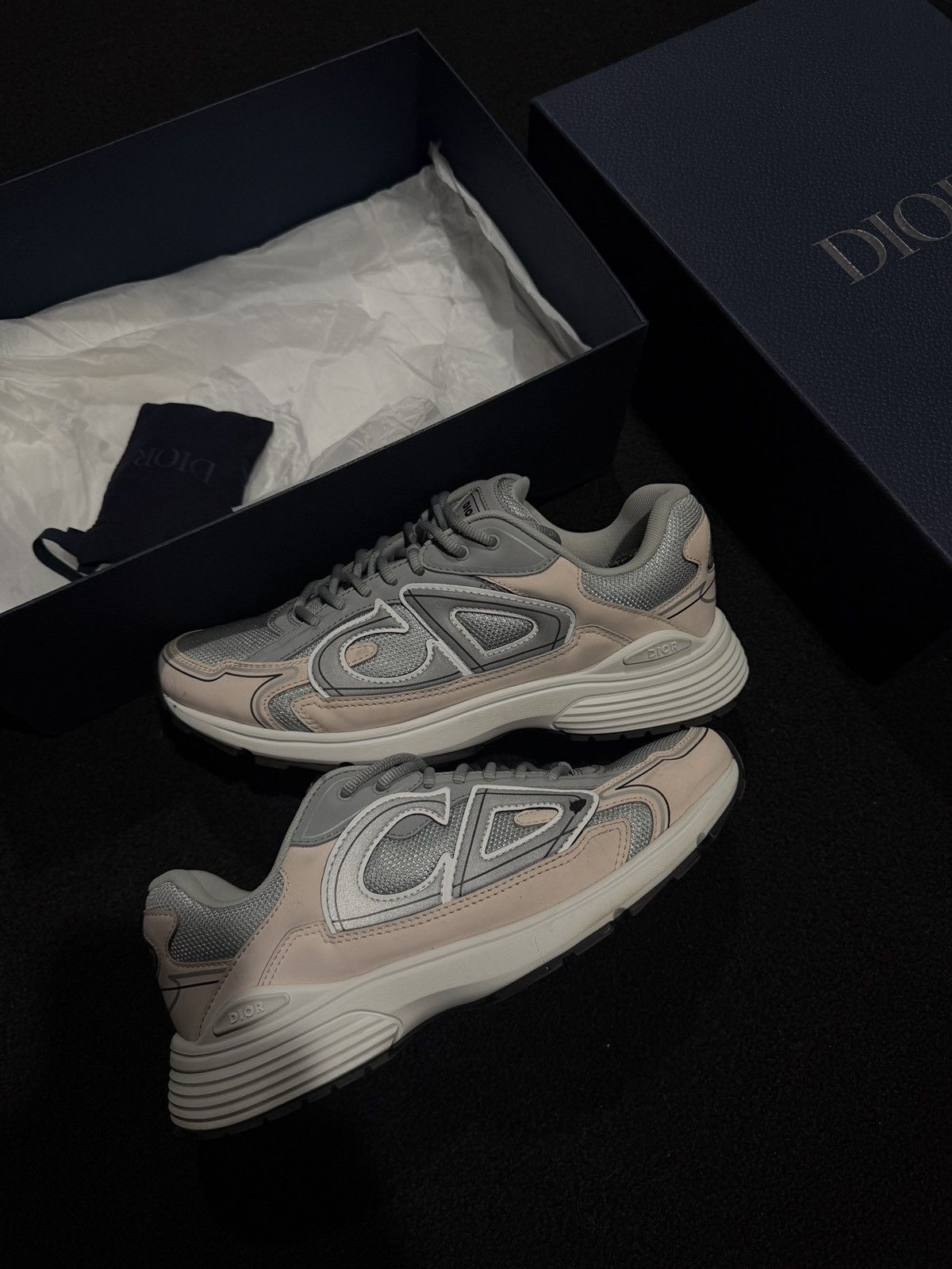 Dior NEW SEASON DIOR B30 GREY & PINK Size US 10 / EU 43 - 1 Thumbnail
