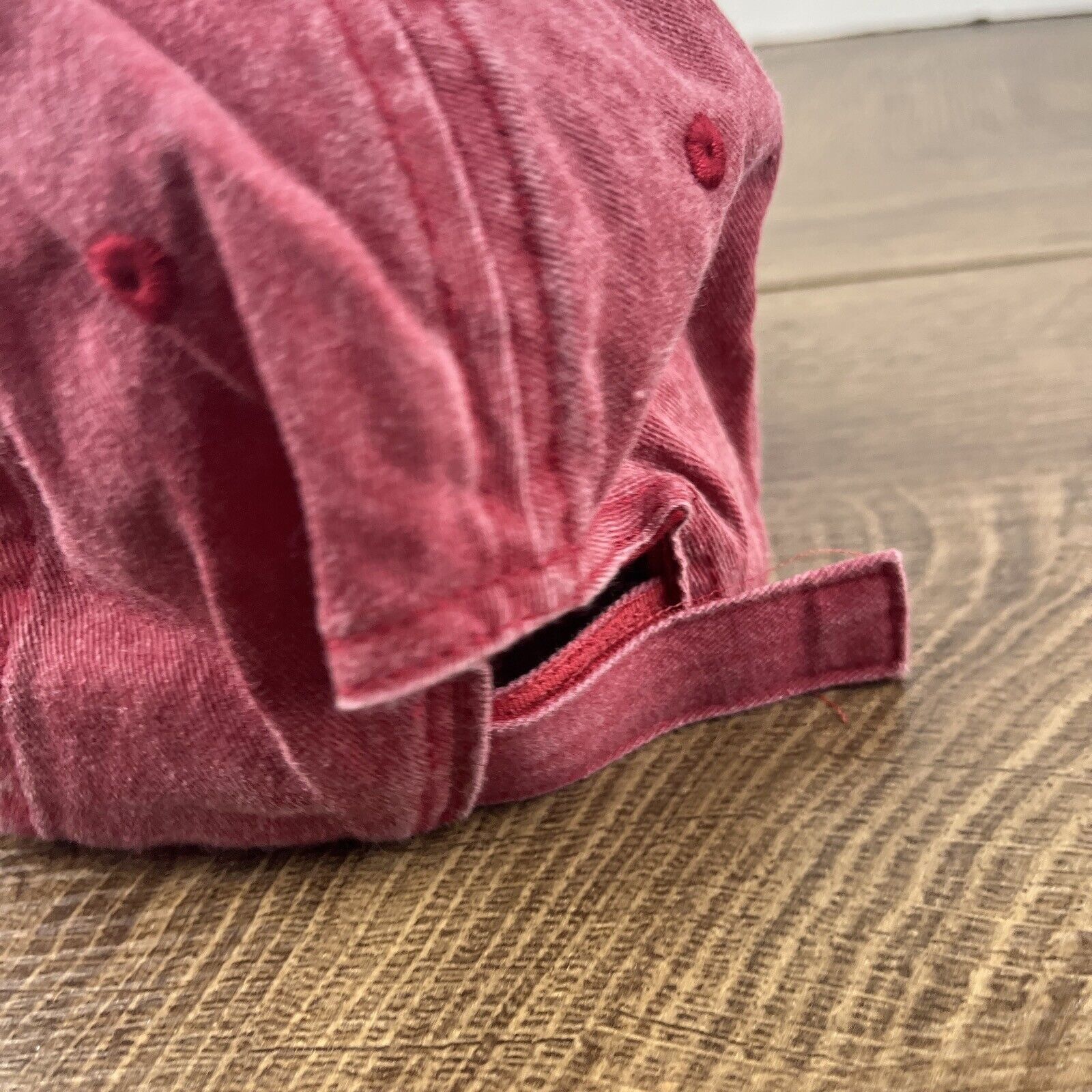 Other Plain Red Hat Baseball Cap Red Hat Adjustable Adult Size Hat Size ONE SIZE - 8 Thumbnail
