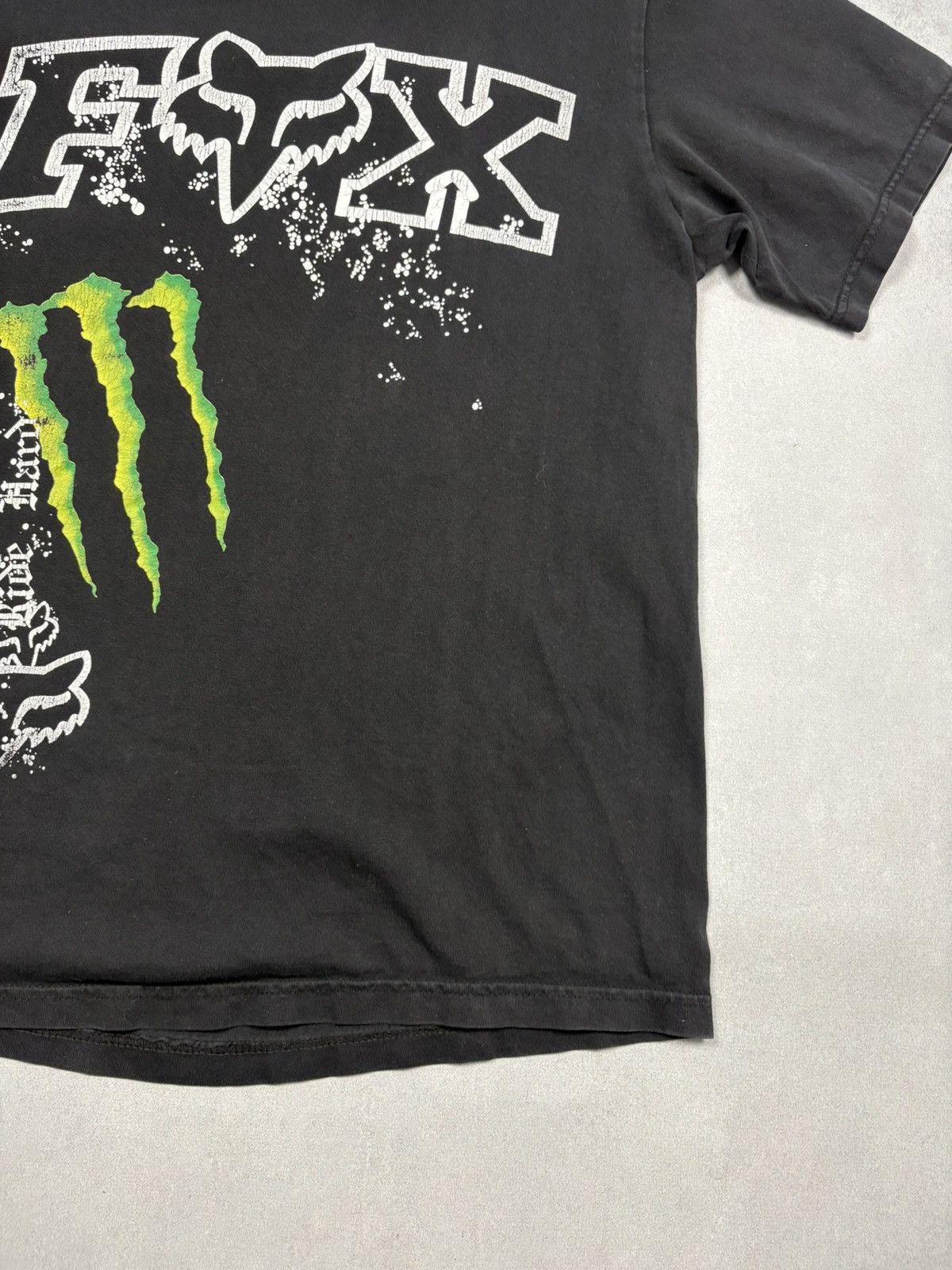 Fox Racing Fox Racing x Monster Energy Graphic T-Shirt Black Logo Tee M Size US M / EU 48-50 / 2 - 5 Thumbnail