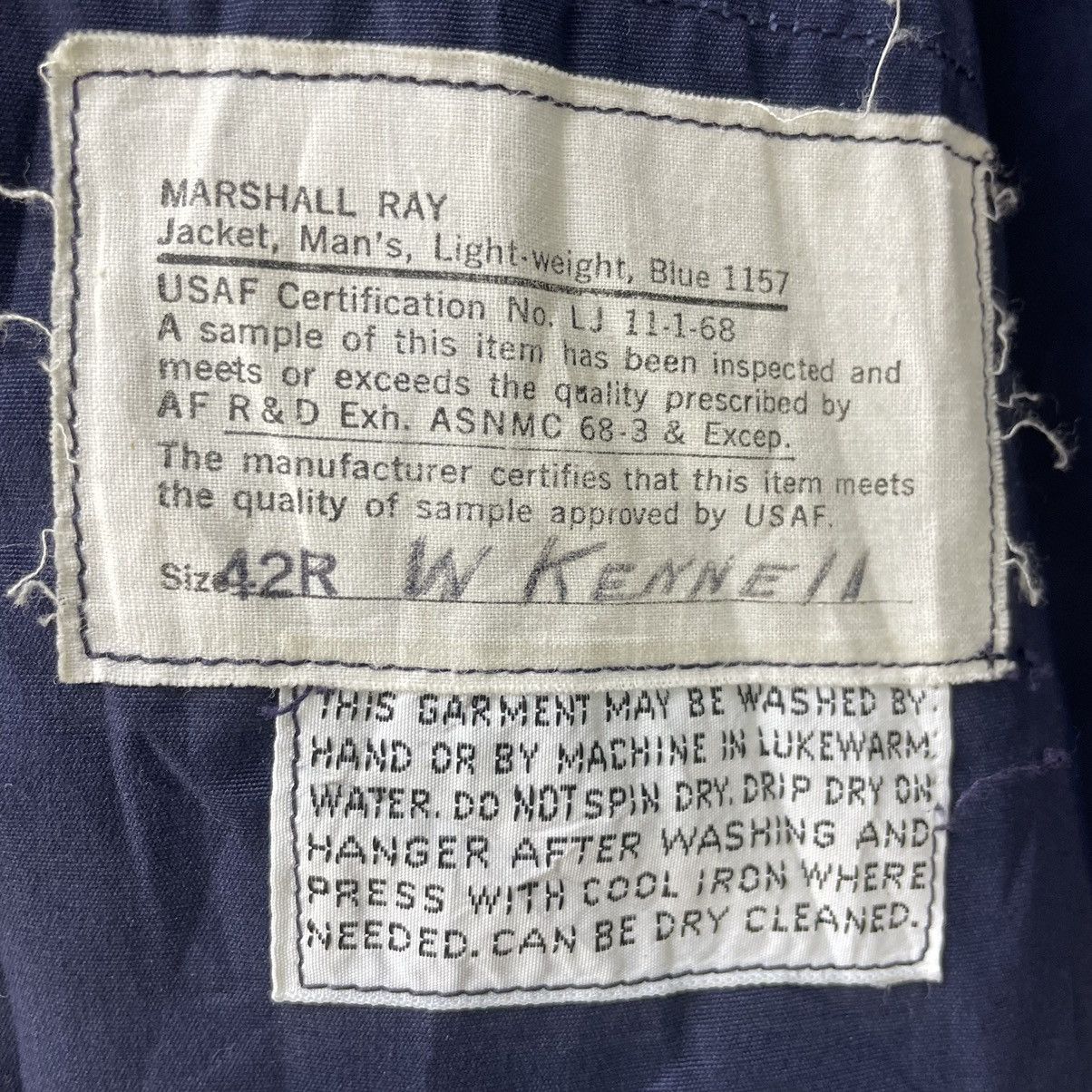 Other Vintage Marshall Jacket License By Usaf Size US M / EU 48-50 / 2 - 4 Thumbnail