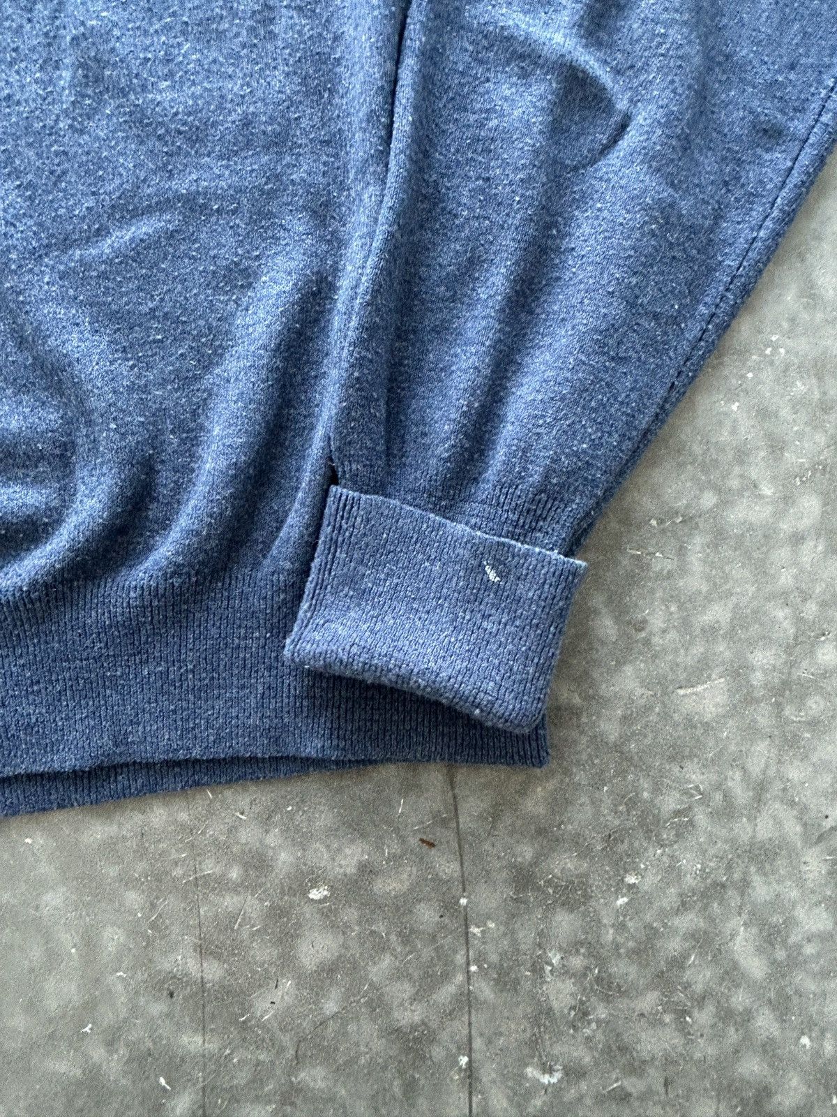 Lacoste Vintage 90s Izod Lacoste V Neck Sweater Size US XL / EU 56 / 4 - 4 Thumbnail