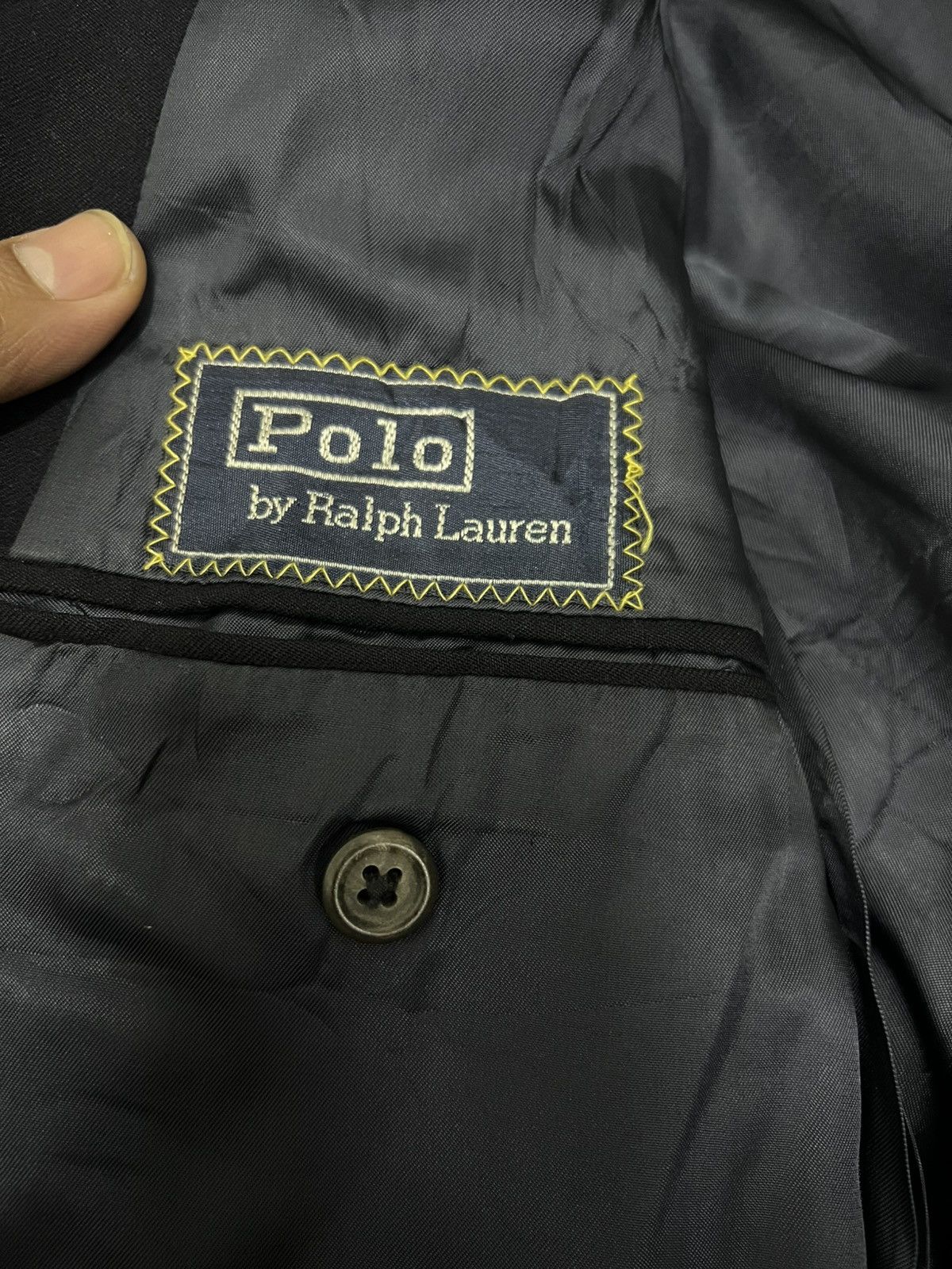 Polo Ralph Lauren Vintage Polo Ralph Lauren Blazer Gold Button Size 48L - 13 Thumbnail