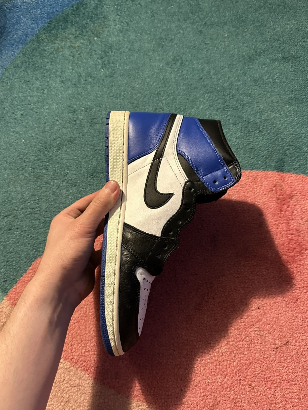 Jordan Brand Air Jordan 1 Retro High Game Royal Fragment Custom Size US 11.5 / EU 44-45 - 9 Thumbnail