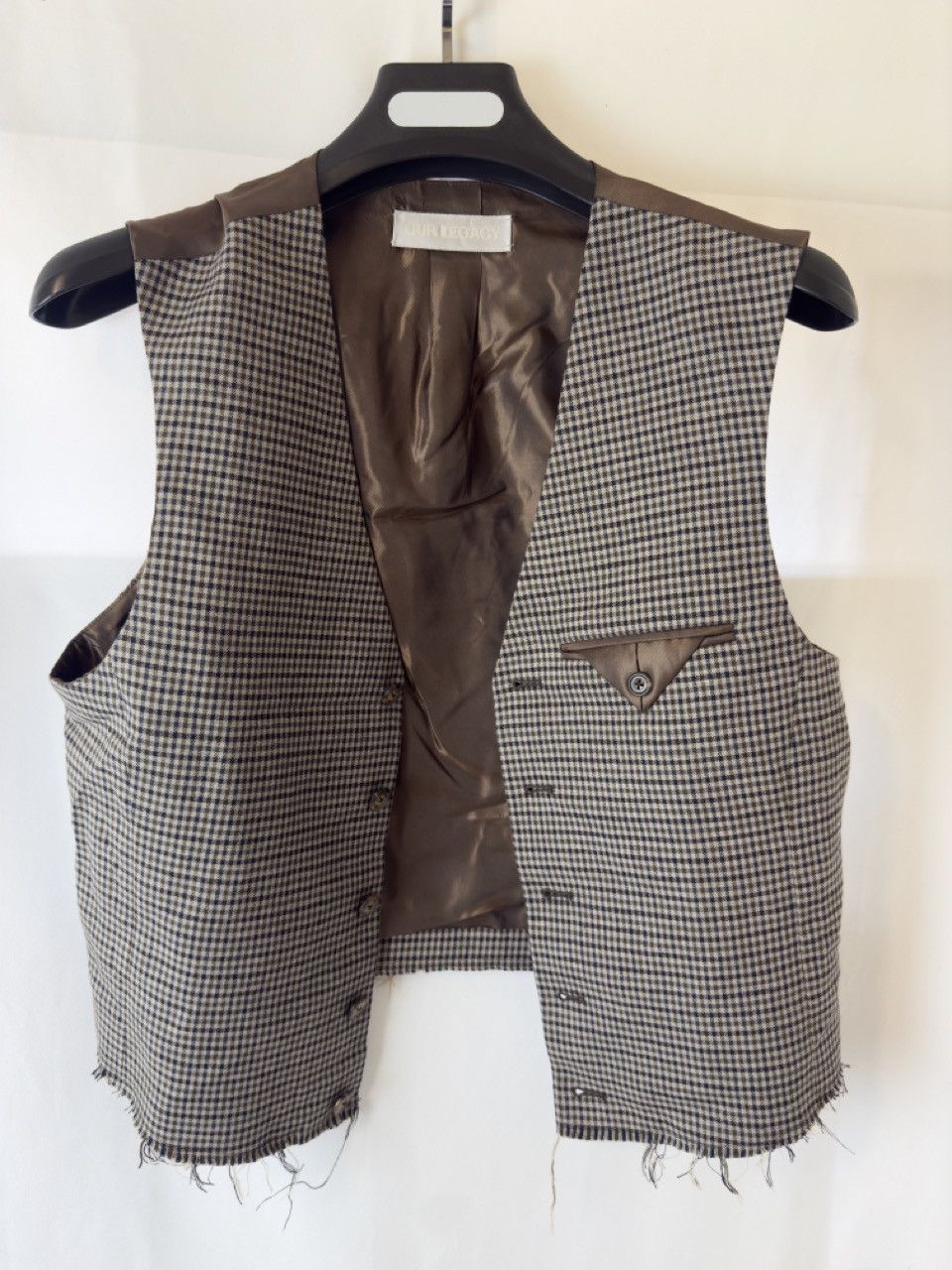 トップス Our legacy  Box Sleeveless Crochet Our Legacy - Box Shirt Shortsleeve Black Crochet Weave
