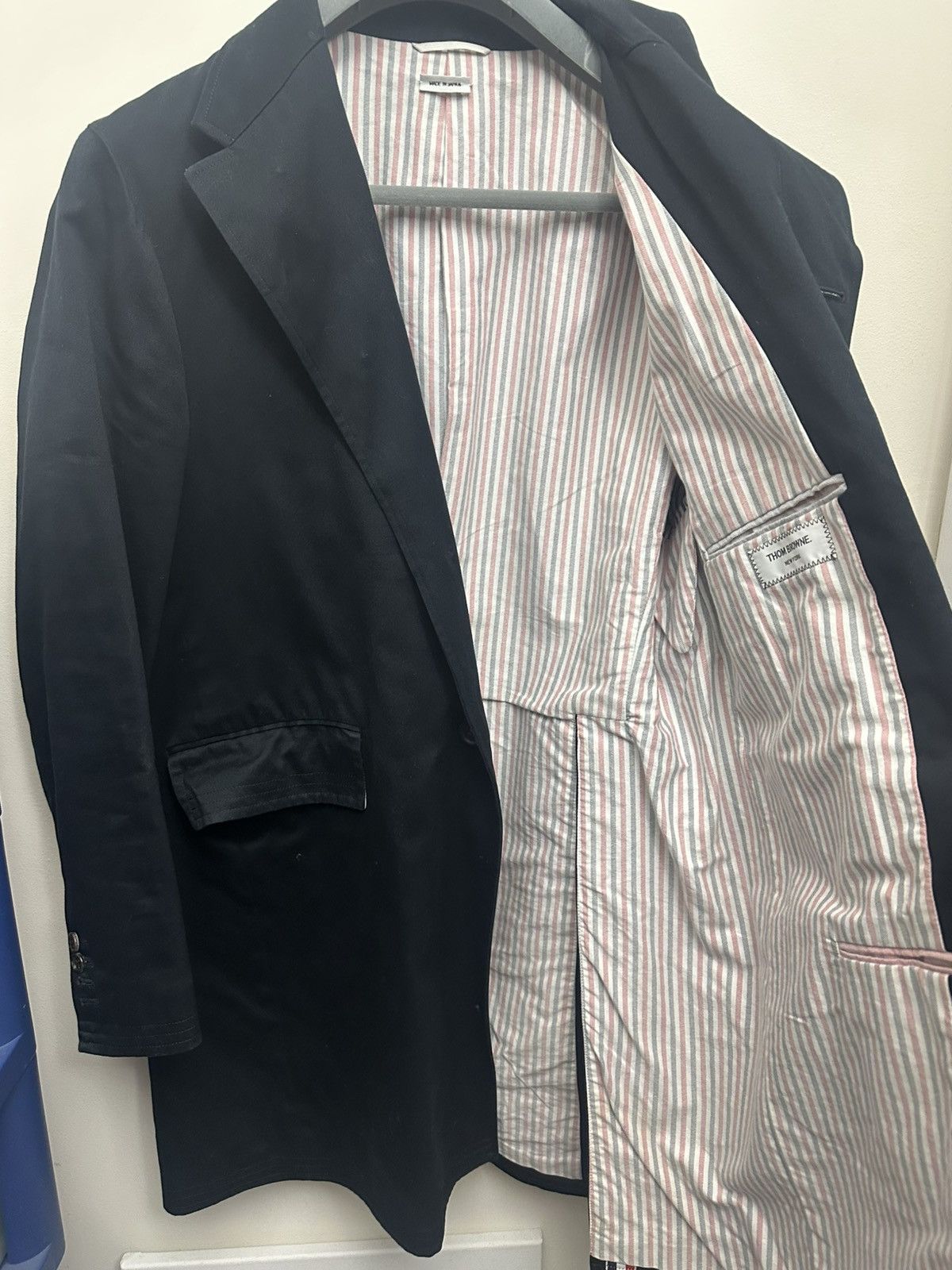 Thom Browne Thom Browne navy chesterfield jacket sz 3 Size US L / EU 52-54 / 3 - 9 Thumbnail