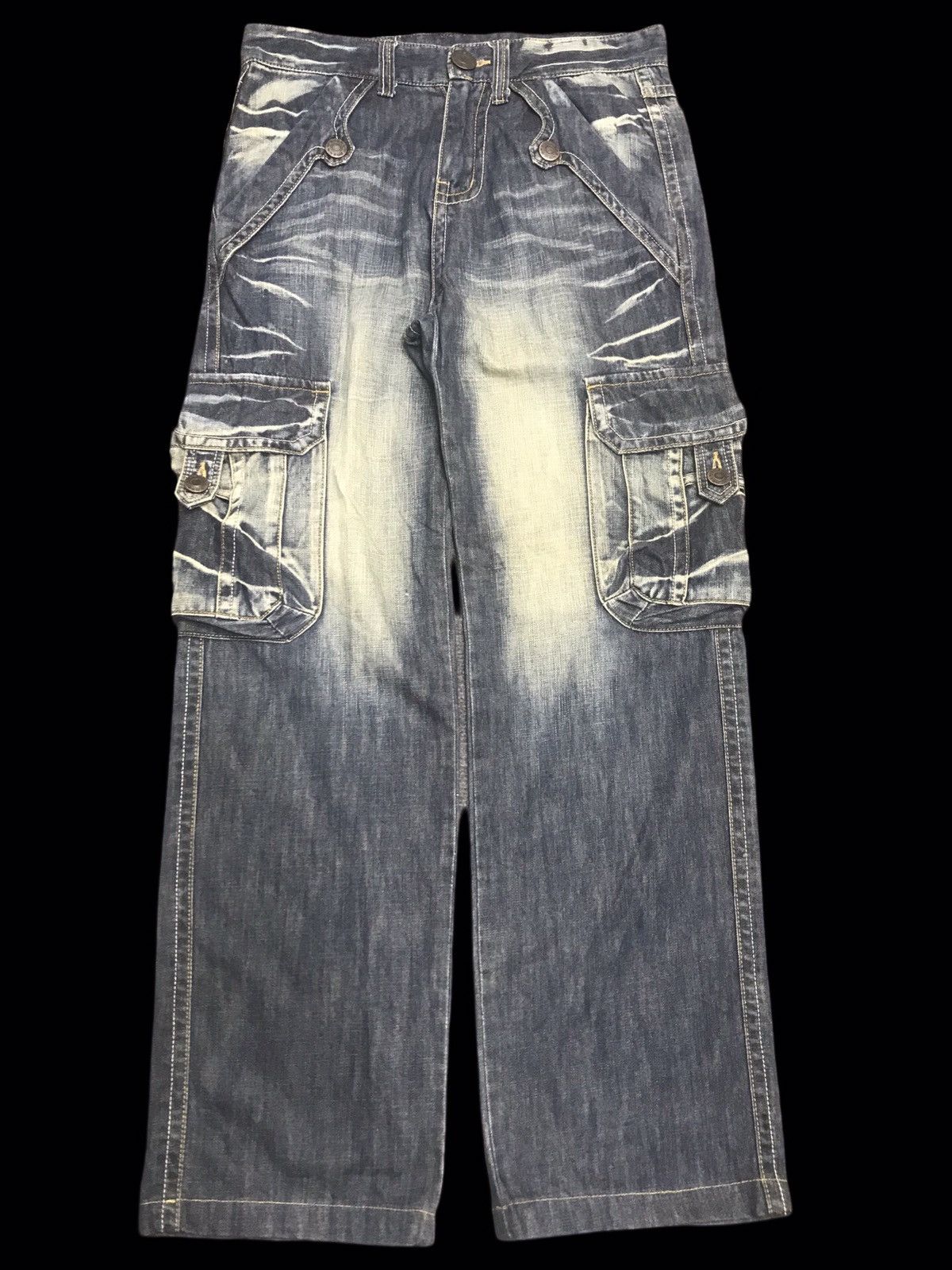 💥LOOSE💥VERY RARE BRENTANO 3D POCKET LOOSE CARGO DENIM F356