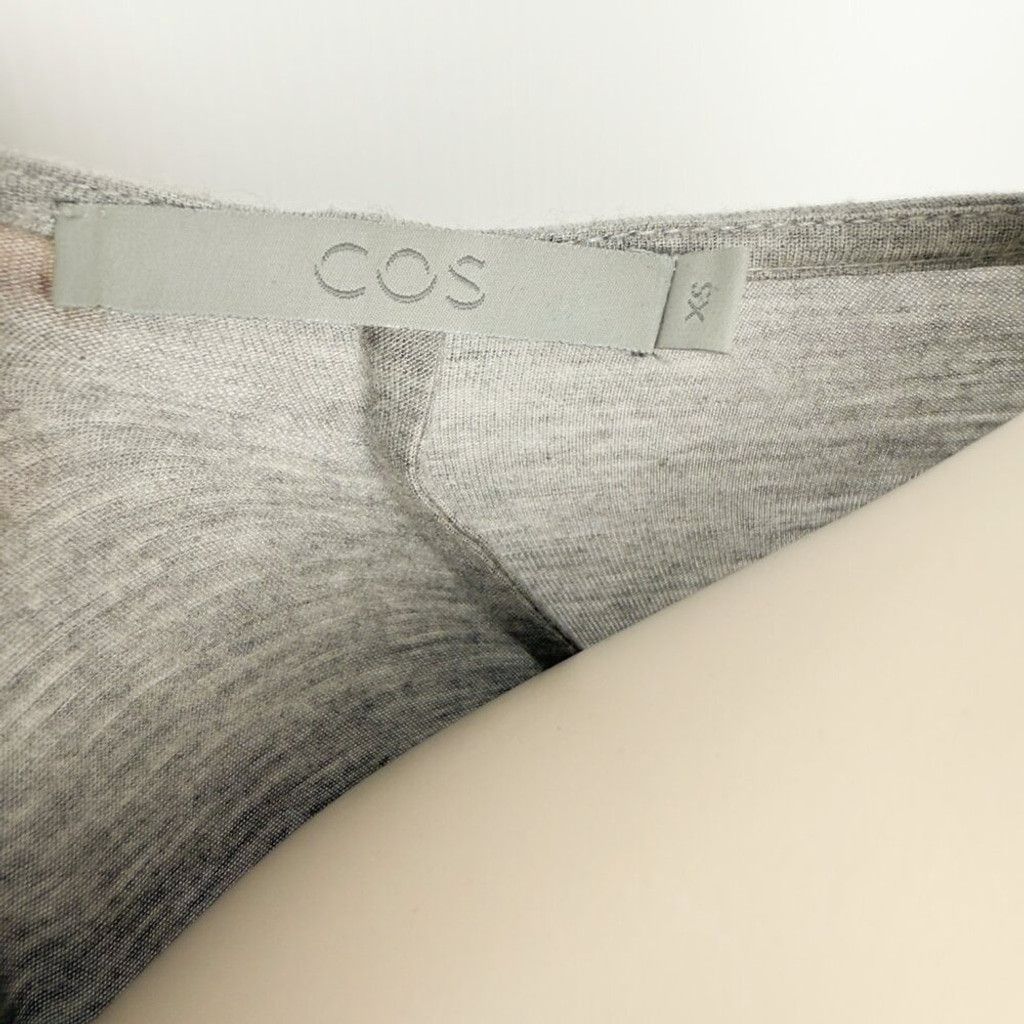 Cos COS Dolly Semi-quilted A Line Comfy Balloon Gray Dress XS Size XS / US 0-2 / IT 36-38 - 6 Thumbnail