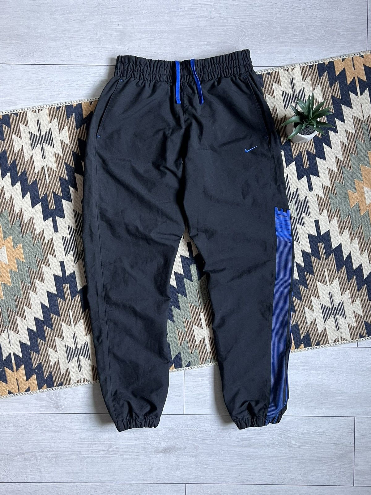 Nike Nike Vintage Y2k Drill Swoosh Nylon Pants Size US 32 / EU 48 - 3 Thumbnail