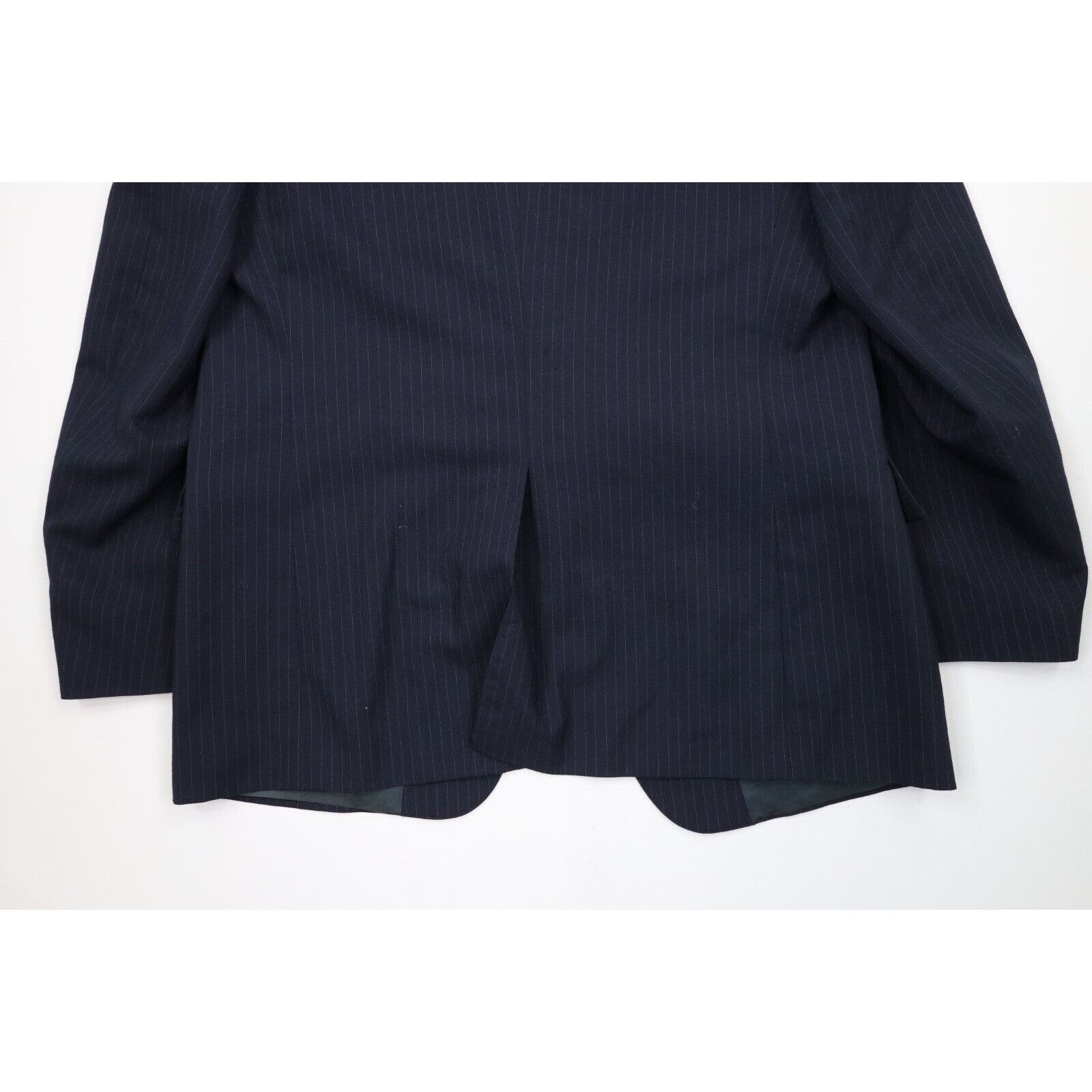 Vintage Vintage 70s Streetwear 2 Piece Pinstriped Suit Wedding Size 44R - 11 Thumbnail
