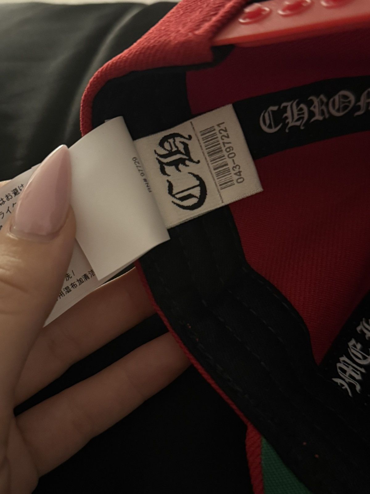 Chrome Hearts Chrome Hearts Red Snapback Size ONE SIZE - 8 Thumbnail