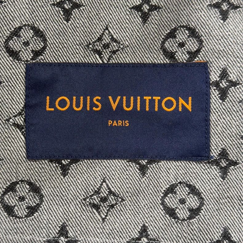Louis Vuitton Louis Vuitton Patchwork black full-print denim jacket 2502- Size US M / EU 48-50 / 2 - 3 Thumbnail