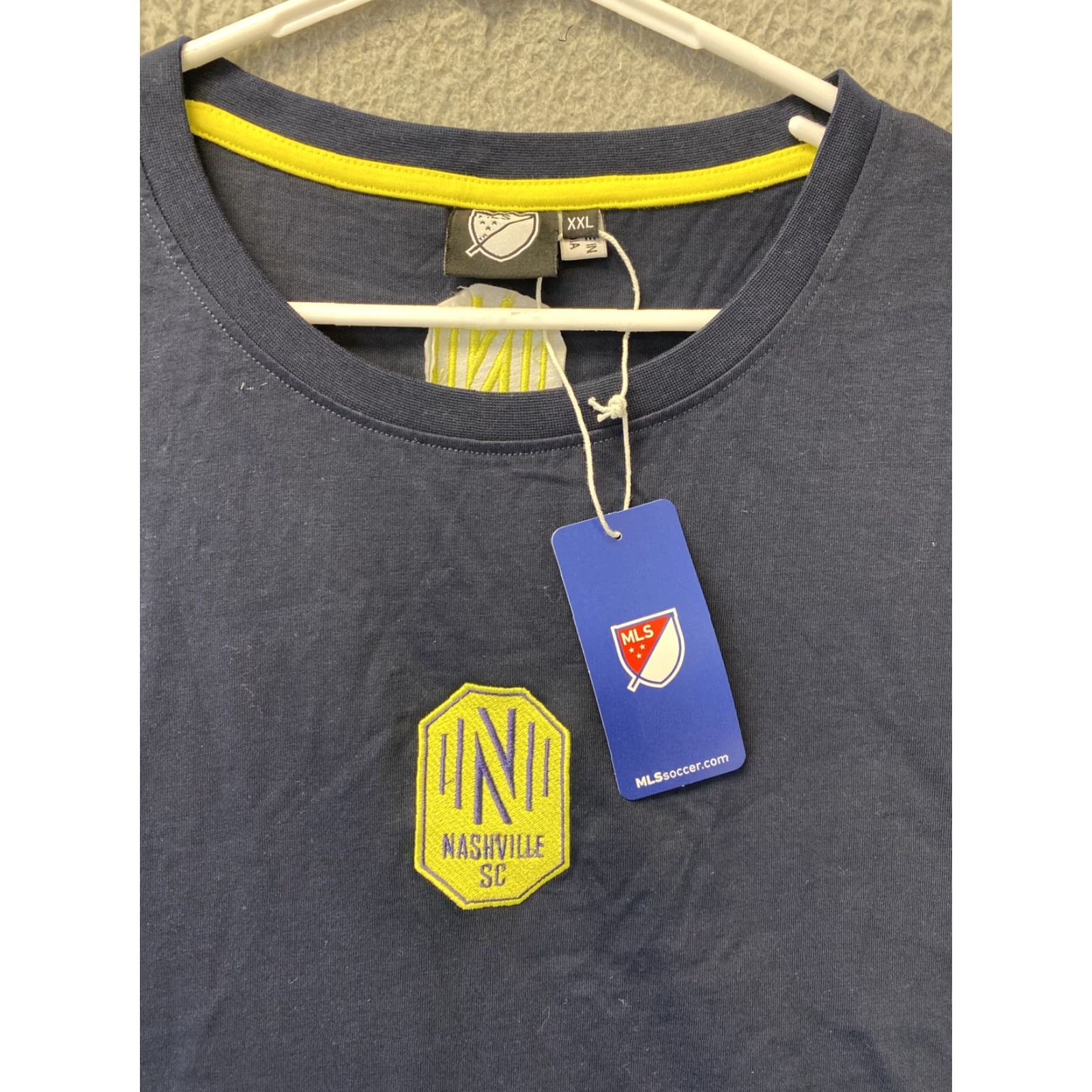 Vintage MLS Nashville Shirt Adult XXL Navy Casual Crew Neck Mens/99-26 Size US XXL / EU 58 / 5 - 2 Thumbnail