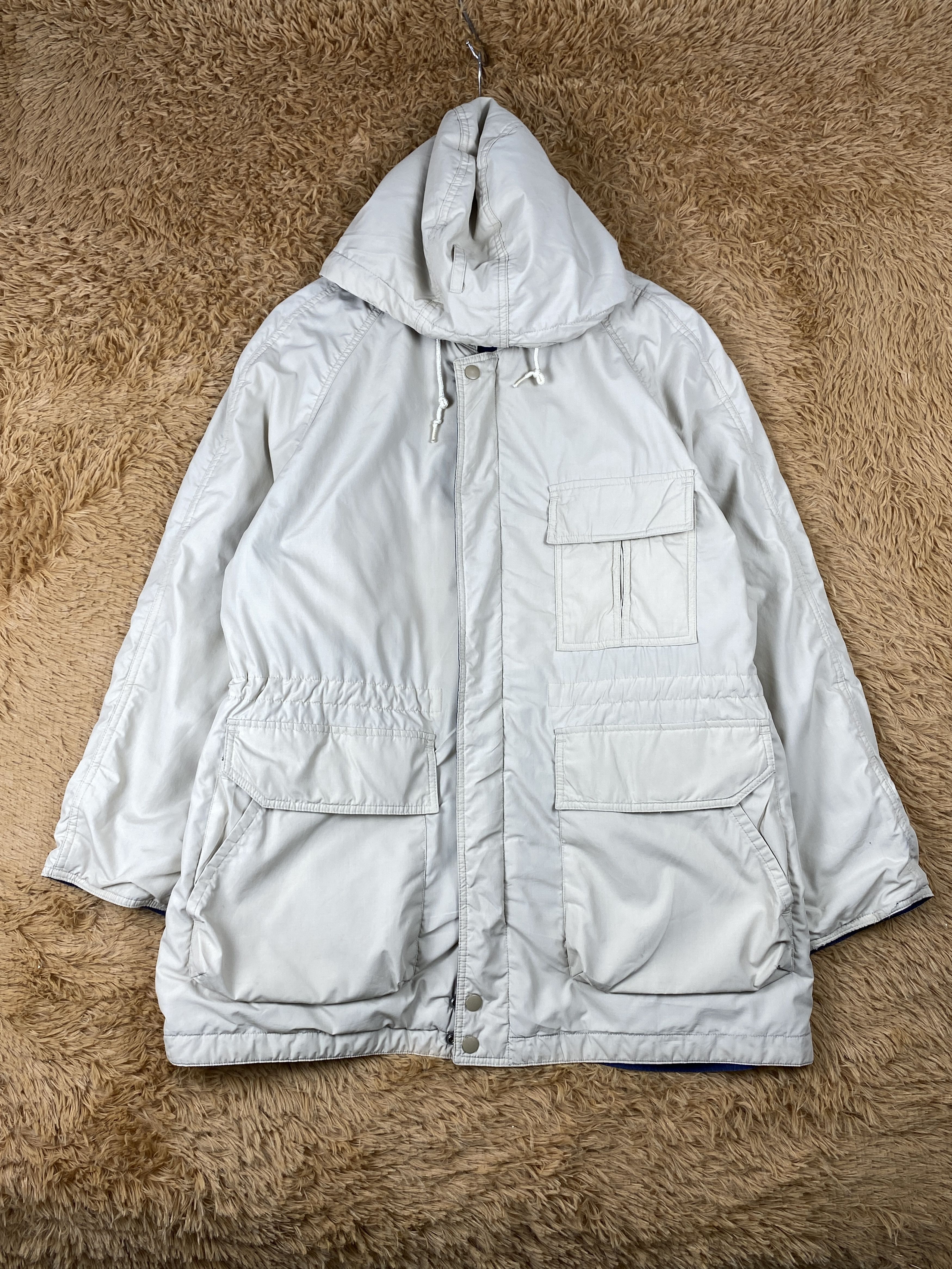 Japanese Brand Vintage Mikebirnies Hoodie Reversible Jacket J1851 Size US L / EU 52-54 / 3 - 1 Thumbnail