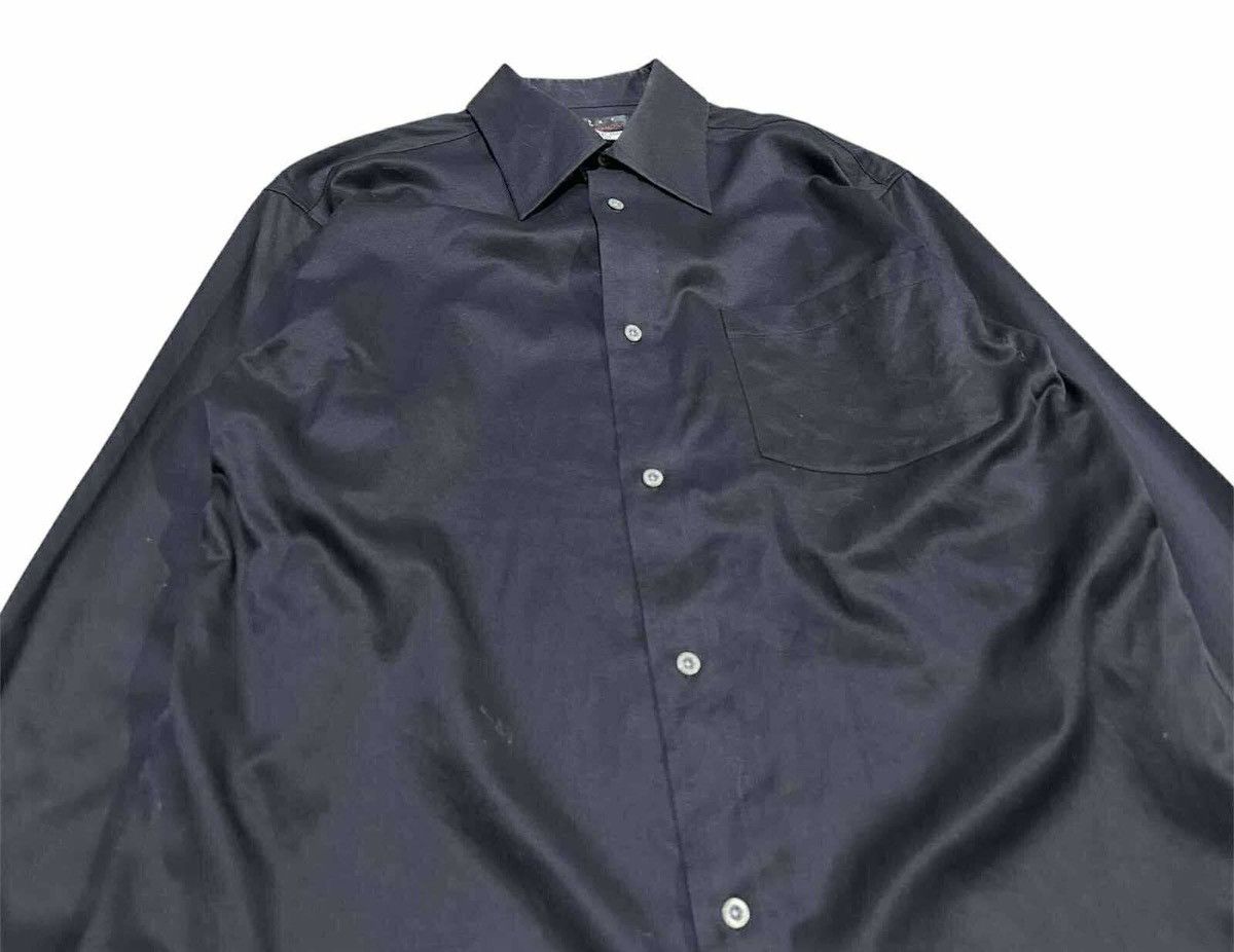 Japanese Brand 🔥Vintage Sissy By Kansai Yamamoto Black Sheer Shirt Size US L / EU 52-54 / 3 - 5 Thumbnail