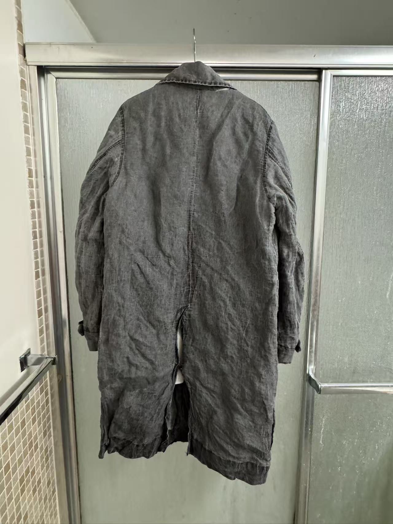 Diesel DIESEL STYLE LAB RARE 90s RECYCLED METAL TRENCH | Grailed