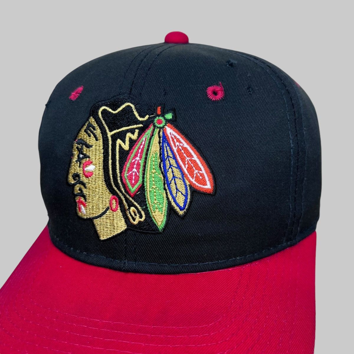 NHL × Sports Specialties × Vintage 90s NHL Chicago Blackhawks Back Script Sports Specialties Size ONE SIZE - 3 Thumbnail
