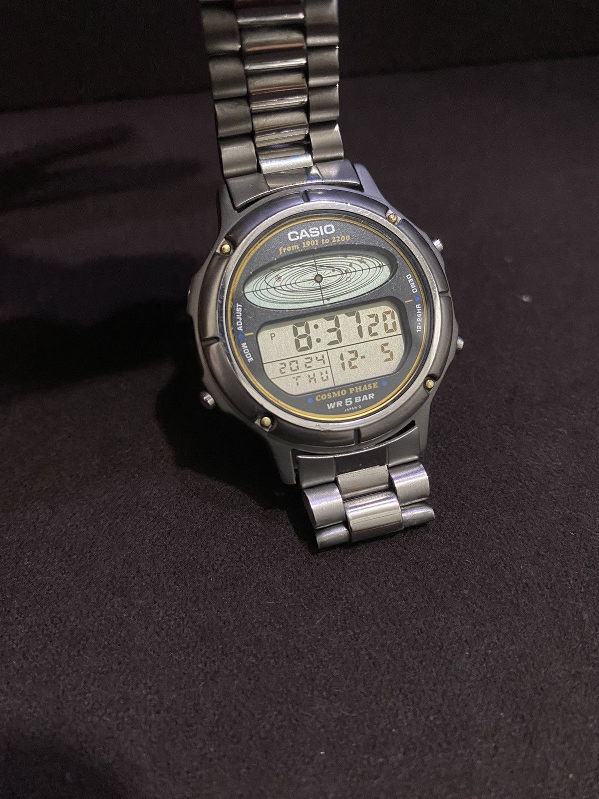 Casio × Japanese Brand × Vintage Casio Cosmo Phase CGW-90 Japan 1988 Size ONE SIZE - 8 Thumbnail