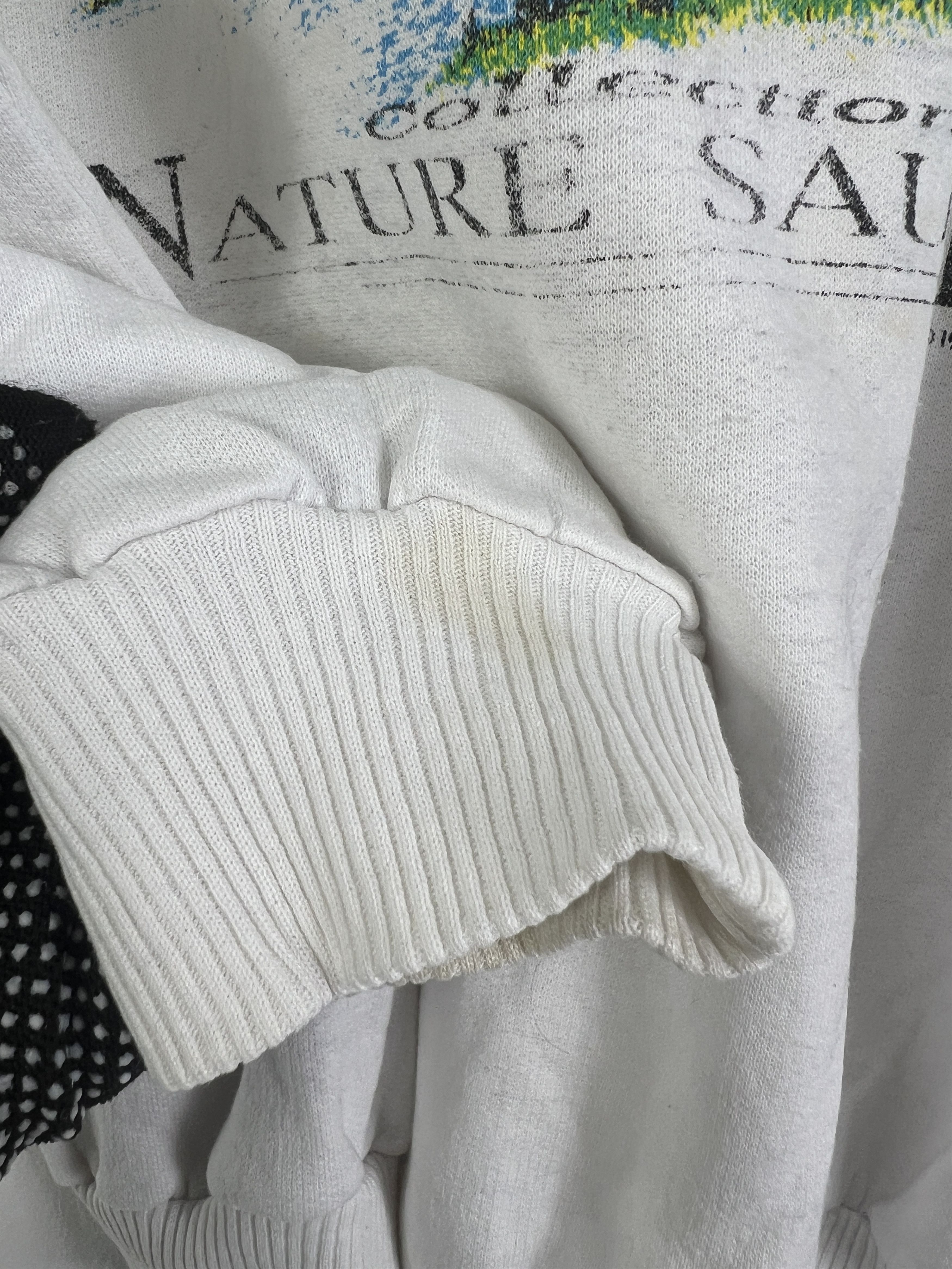 Vintage No.4546 Vintage 90s Nature Sauvage Art Sweatshirt (L) Size US L / EU 52-54 / 3 - 4 Thumbnail