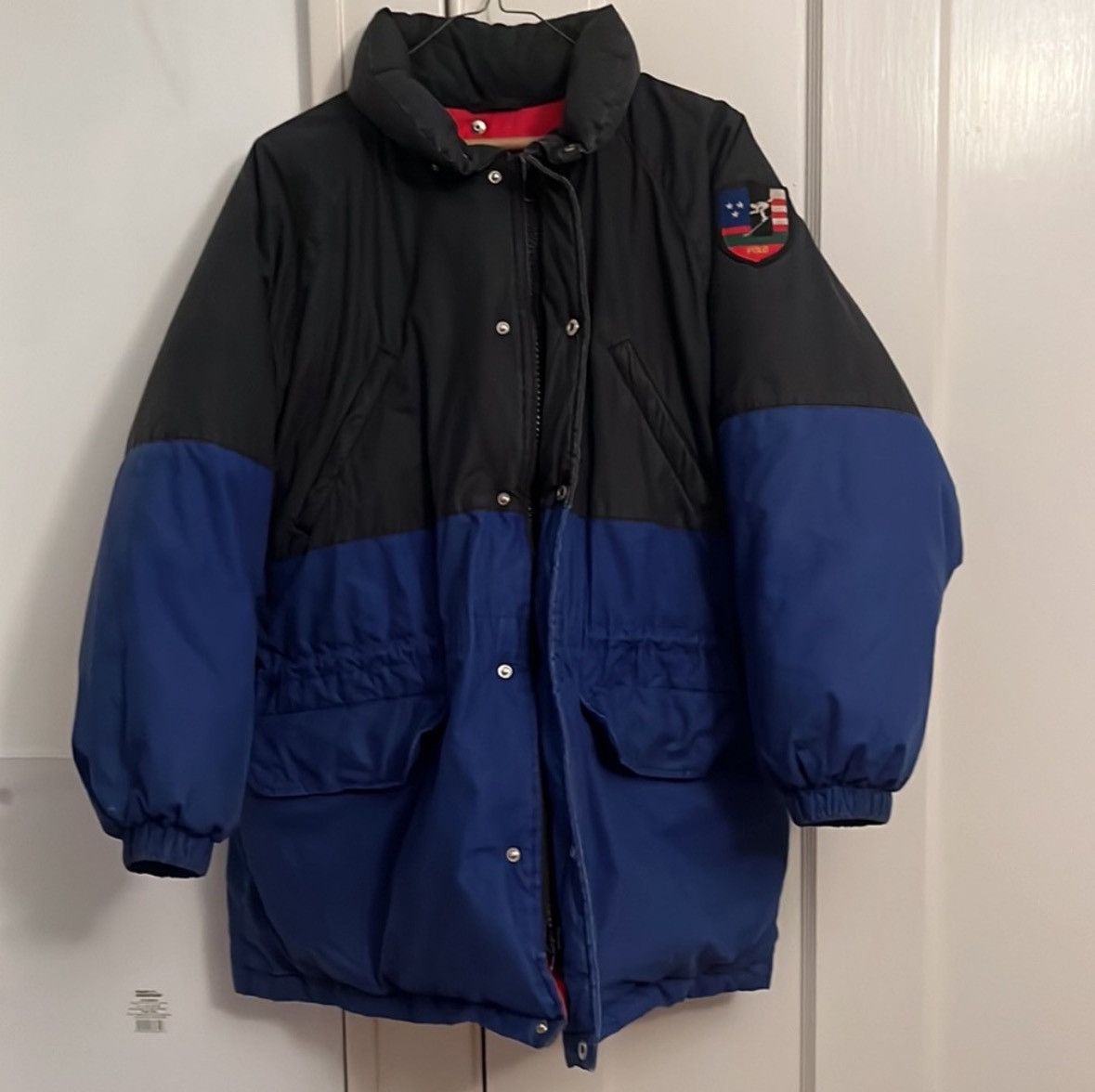 Designer × Ralph Lauren × Vintage VINTAGE Ralph Lauren Designer Suicide Ski Down Filled Coat Size US M / EU 48-50 / 2 - 2 Thumbnail