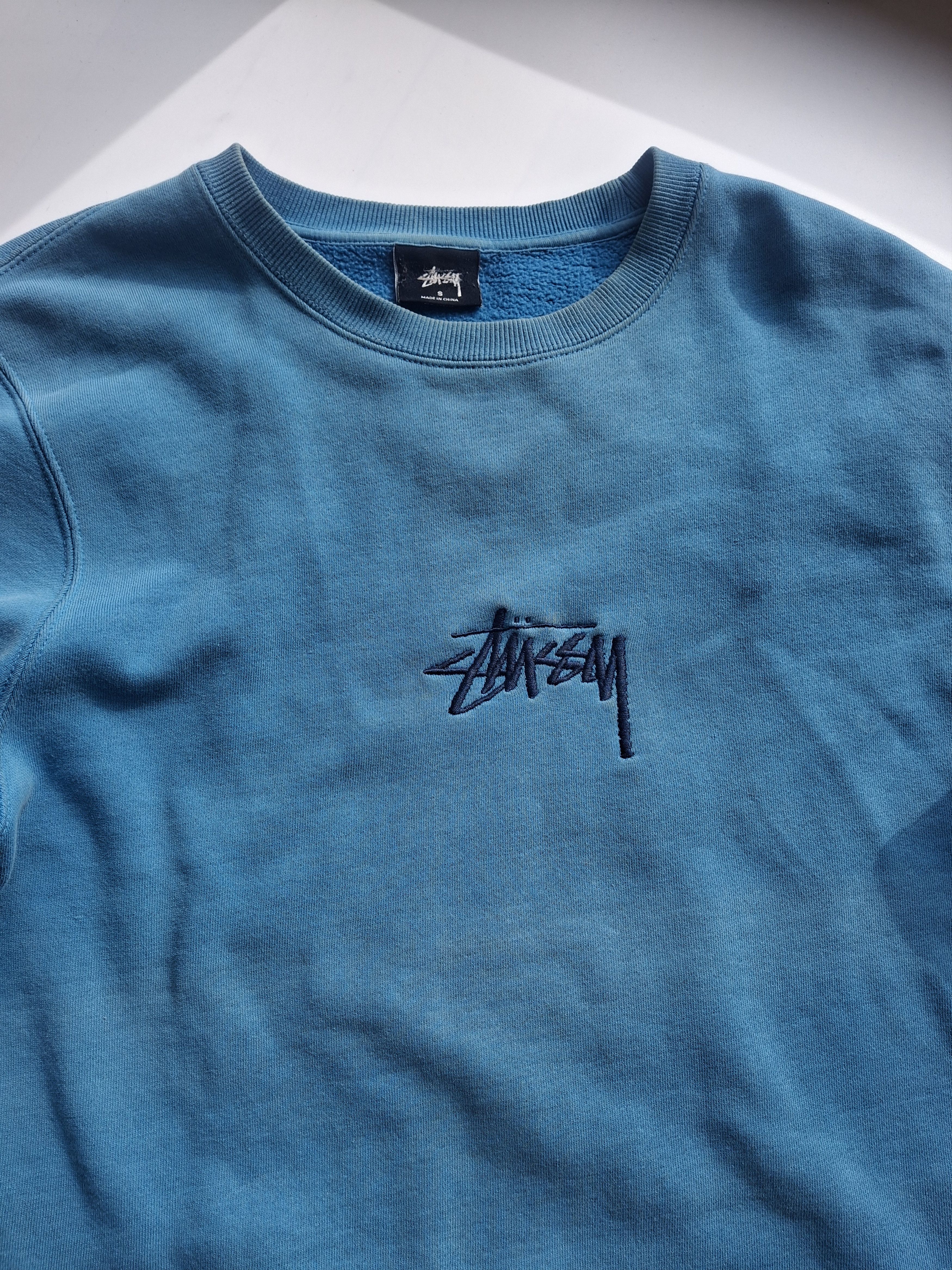 Stussy Stussy center logo crewneck sweatshirt Size US S / EU 44-46 / 1 - 2 Thumbnail