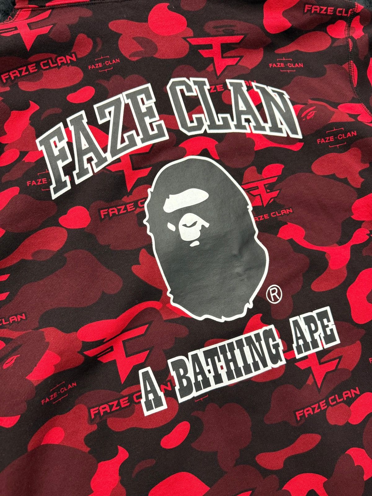 Bape Bape x Faze Clan new red Hoodie Size US XL / EU 56 / 4 - 3 Thumbnail