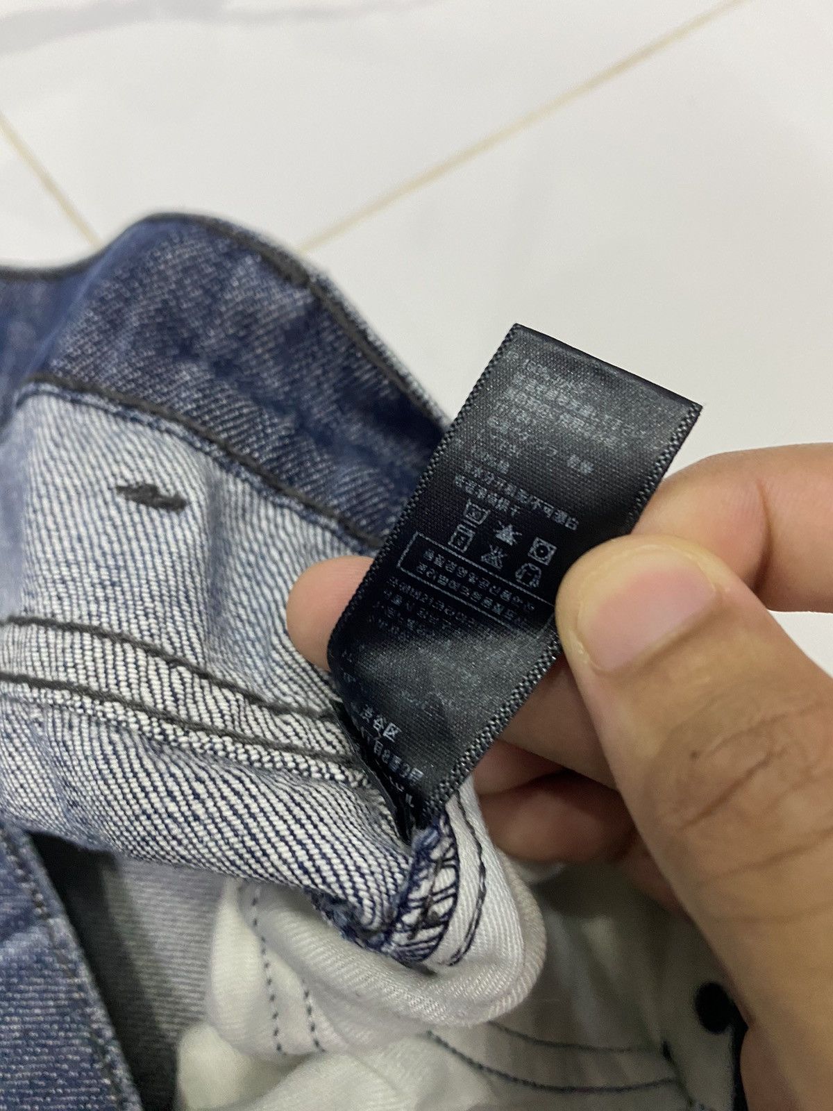 Japanese Brand 🔥Made In USA Heritage 1981 Distressed Denim Jeans Size US 34 / EU 50 - 9 Thumbnail
