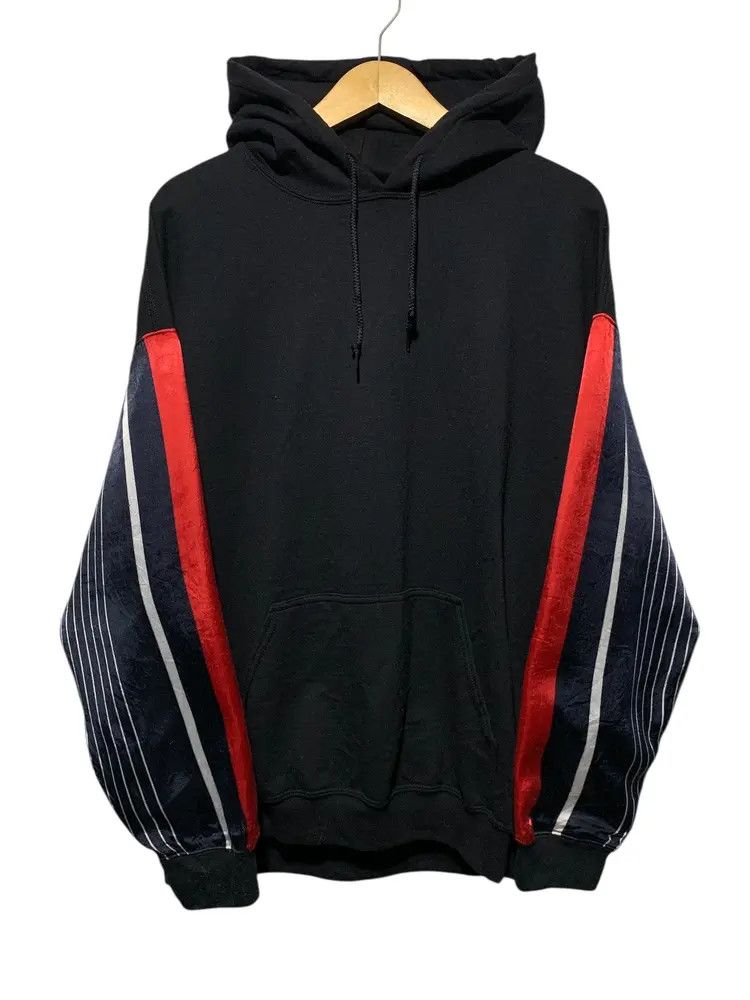 NOMA t.d FW19 NOMA t.d striped sleeve oversized hoodie Size US XL / EU 56 / 4 - 2 Thumbnail