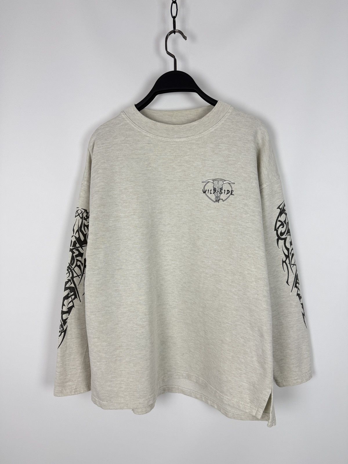 Vintage 1990s Vintage Wild Side Raver Tribal Dragon Sweatshirt L Size US L / EU 52-54 / 3 - 1 Thumbnail