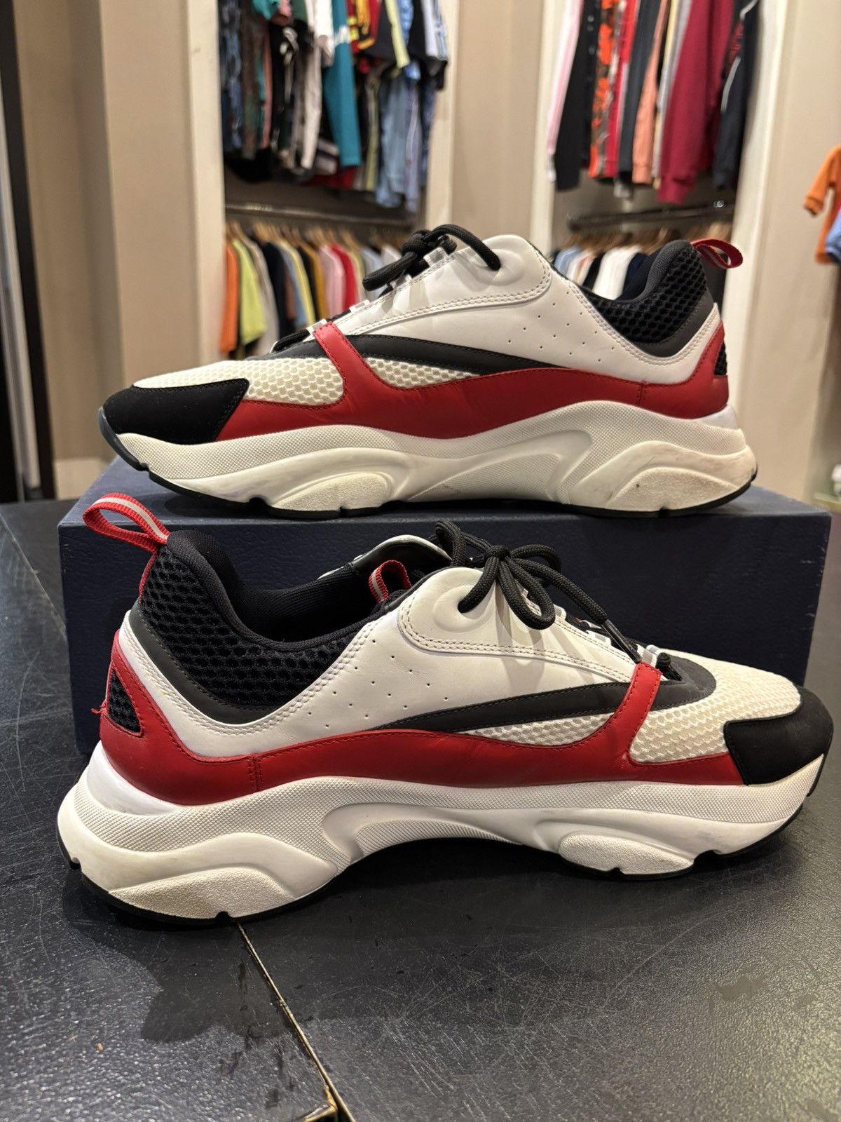 Dior Dior B22 White / Red (16) Size US 15 / EU 48 - 4 Thumbnail