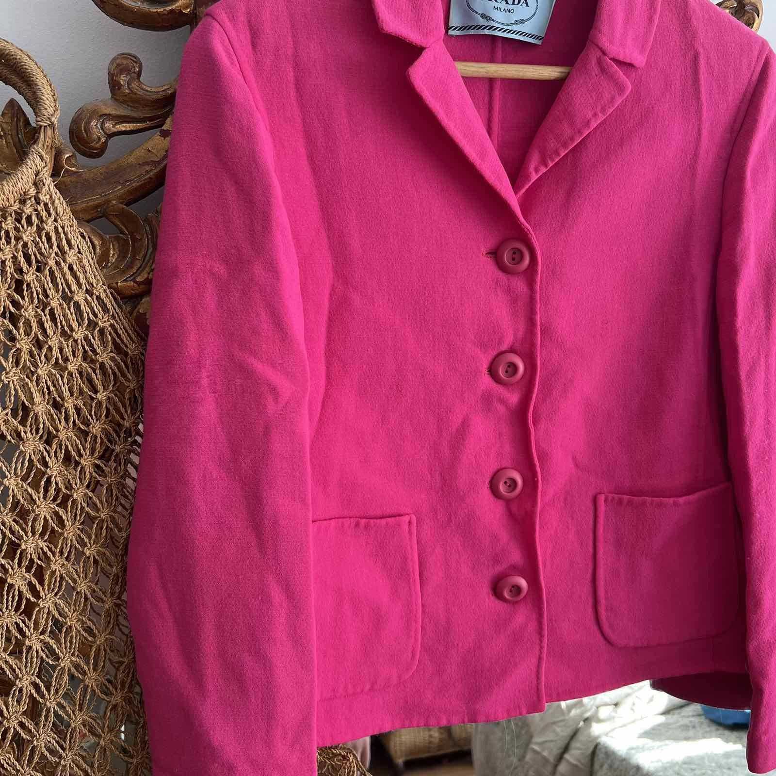 Prada PRADA Pink Barbie Blazer Jacket Sz 44 Size M / US 6-8 / IT 42-44 - 6 Thumbnail
