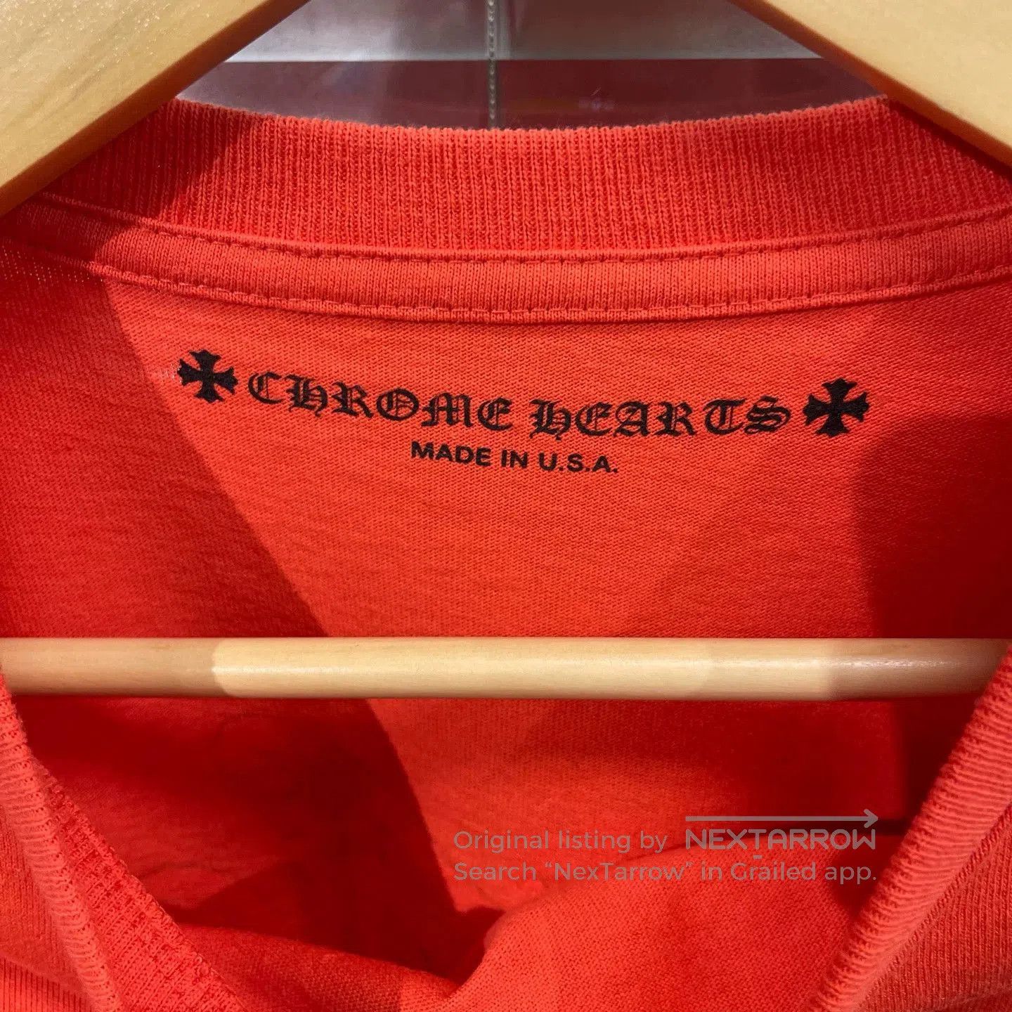 Chrome Hearts Orange Long Sleeve Graphic Shirt. Size US L / EU 52-54 / 3 - 3 Thumbnail