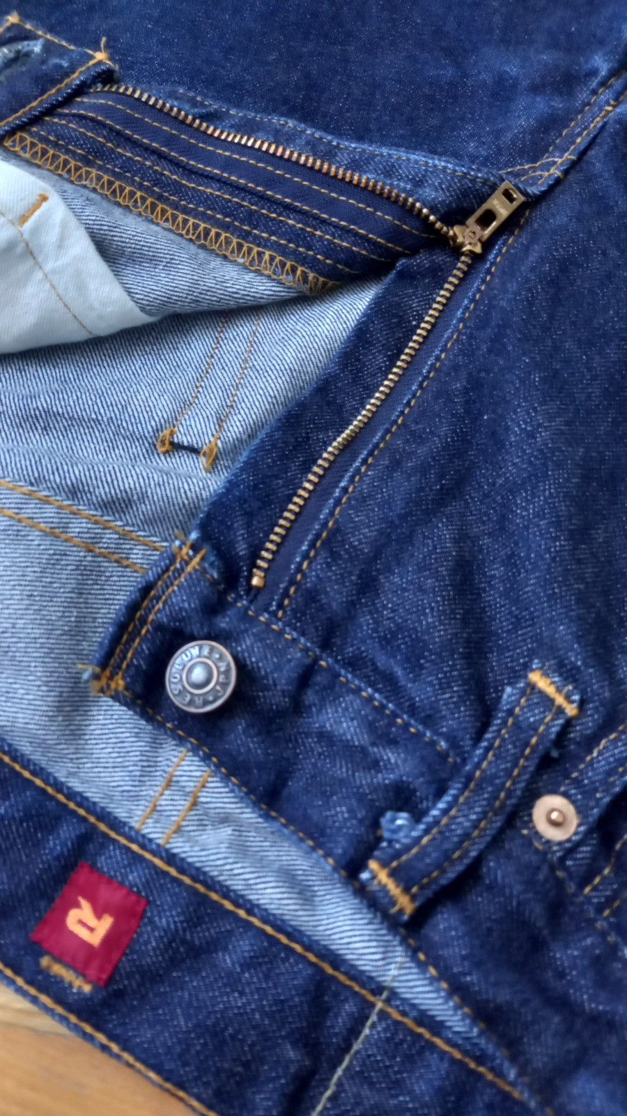 RESOLUTE Resolute 712 Denim Blue Jeans Made In Japan W31 Selvedge Size US 31 - 6 Thumbnail