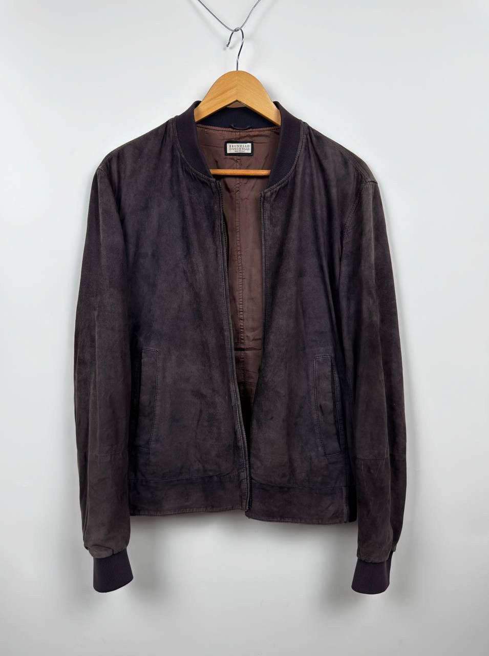 Brunello Cucinelli Brunello Cucinelli Suede Bomber Jacket Size US M / EU 48-50 / 2 - 3 Thumbnail