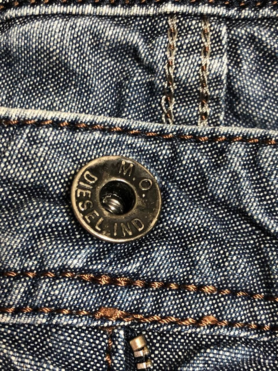 Diesel KROOLEY DIESEL Logo Y2K Jeans Streetwear denim pants Size US 36 / EU 52 - 4 Thumbnail